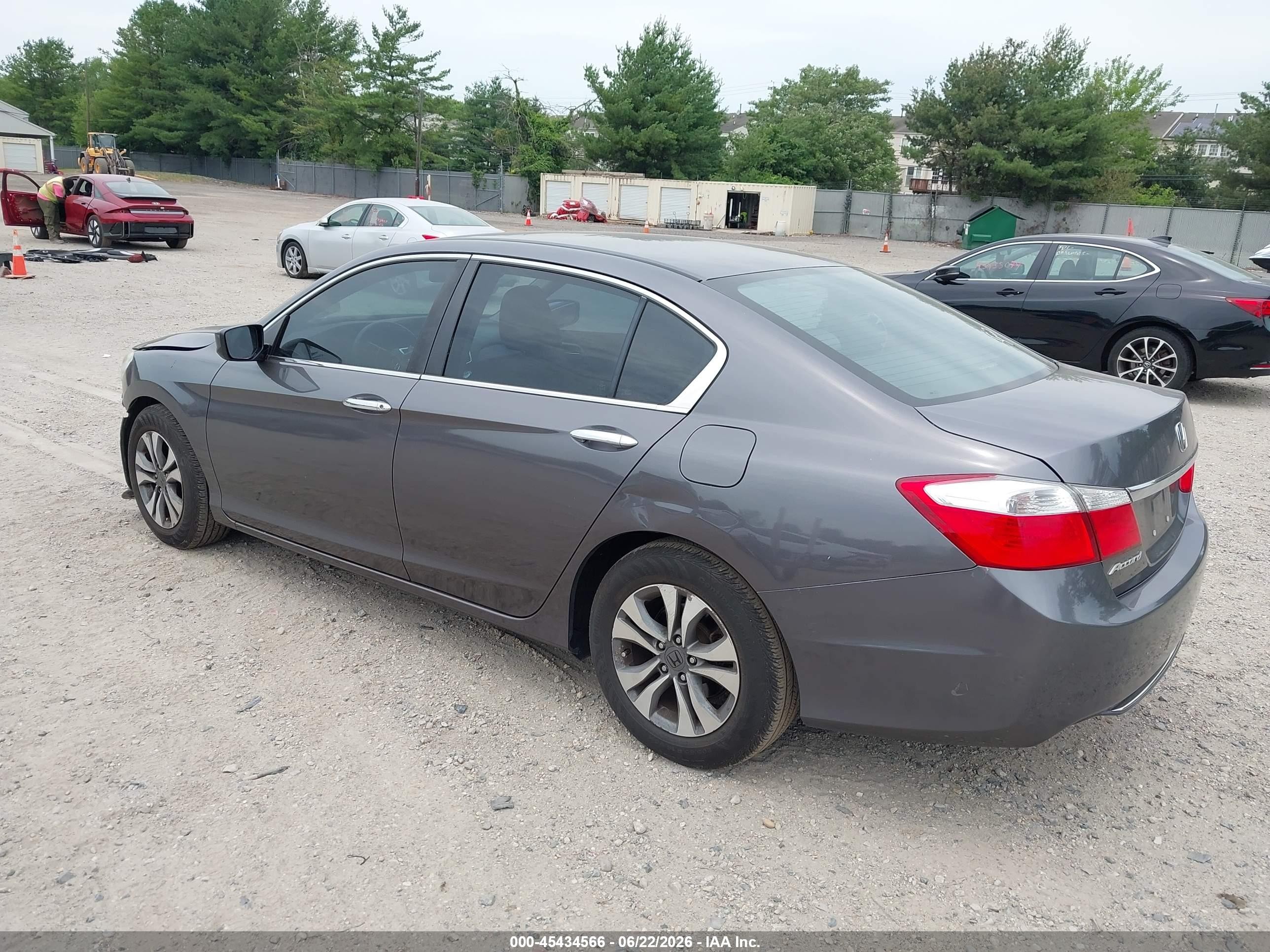 2015 Honda Accord Lx Серый vin: 1HGCR2F36FA186597