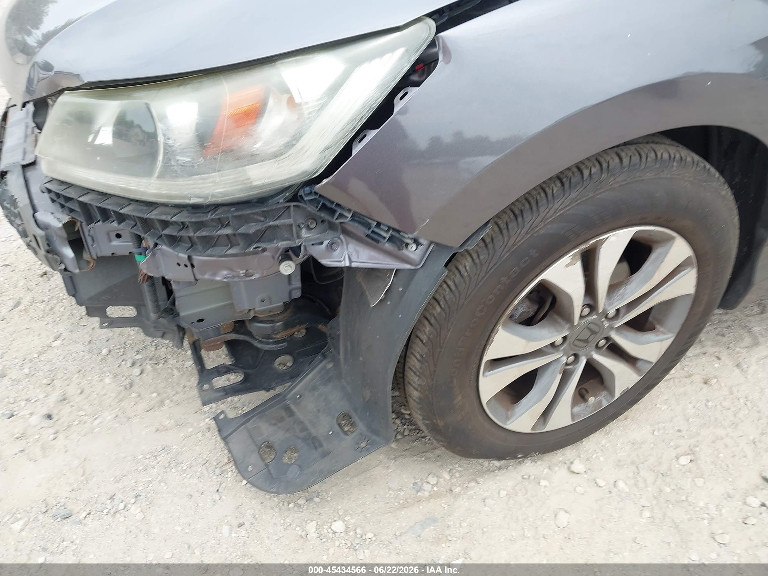 2015 Honda Accord Lx Серый vin: 1HGCR2F36FA186597