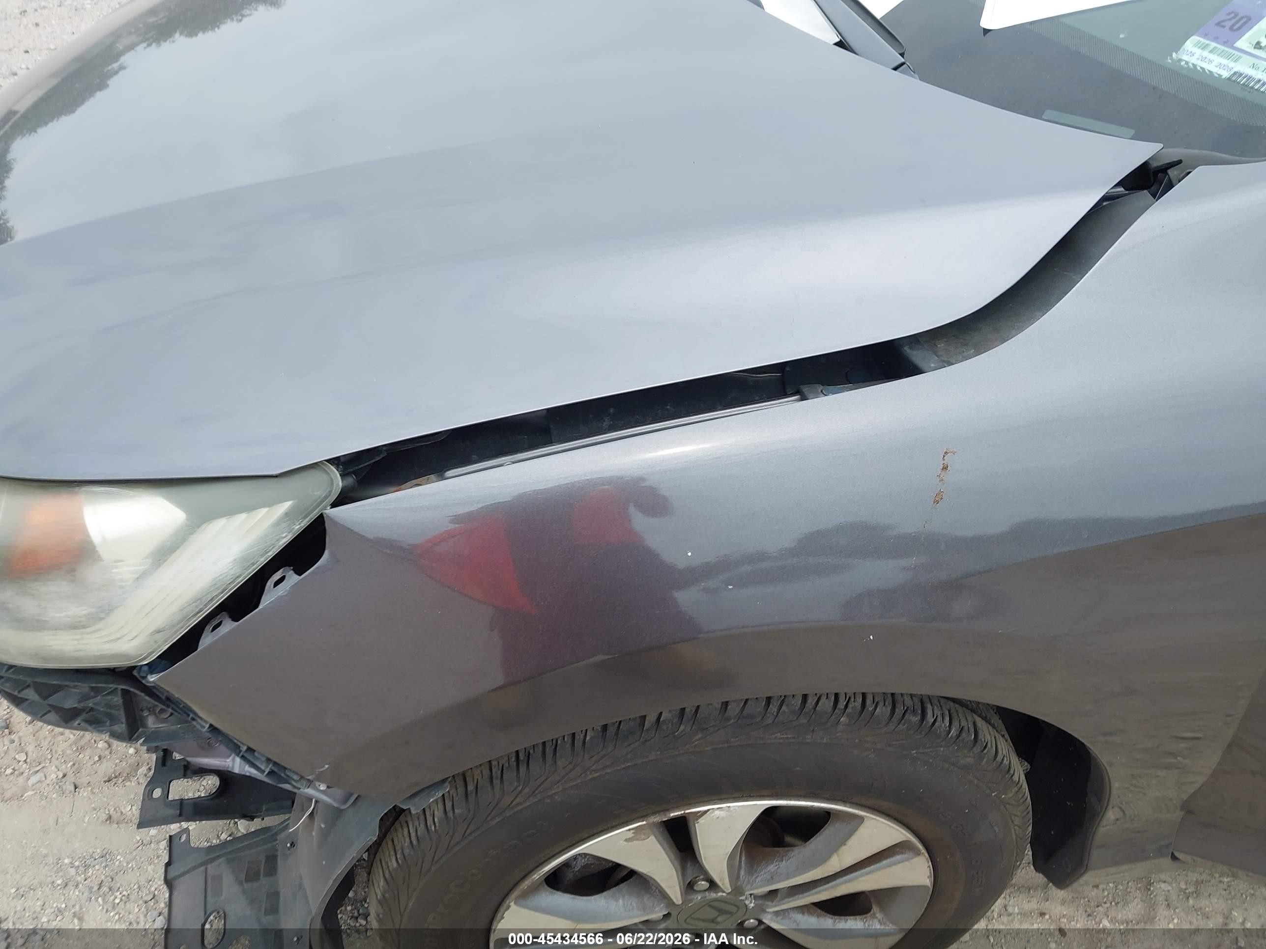 2015 Honda Accord Lx Серый vin: 1HGCR2F36FA186597