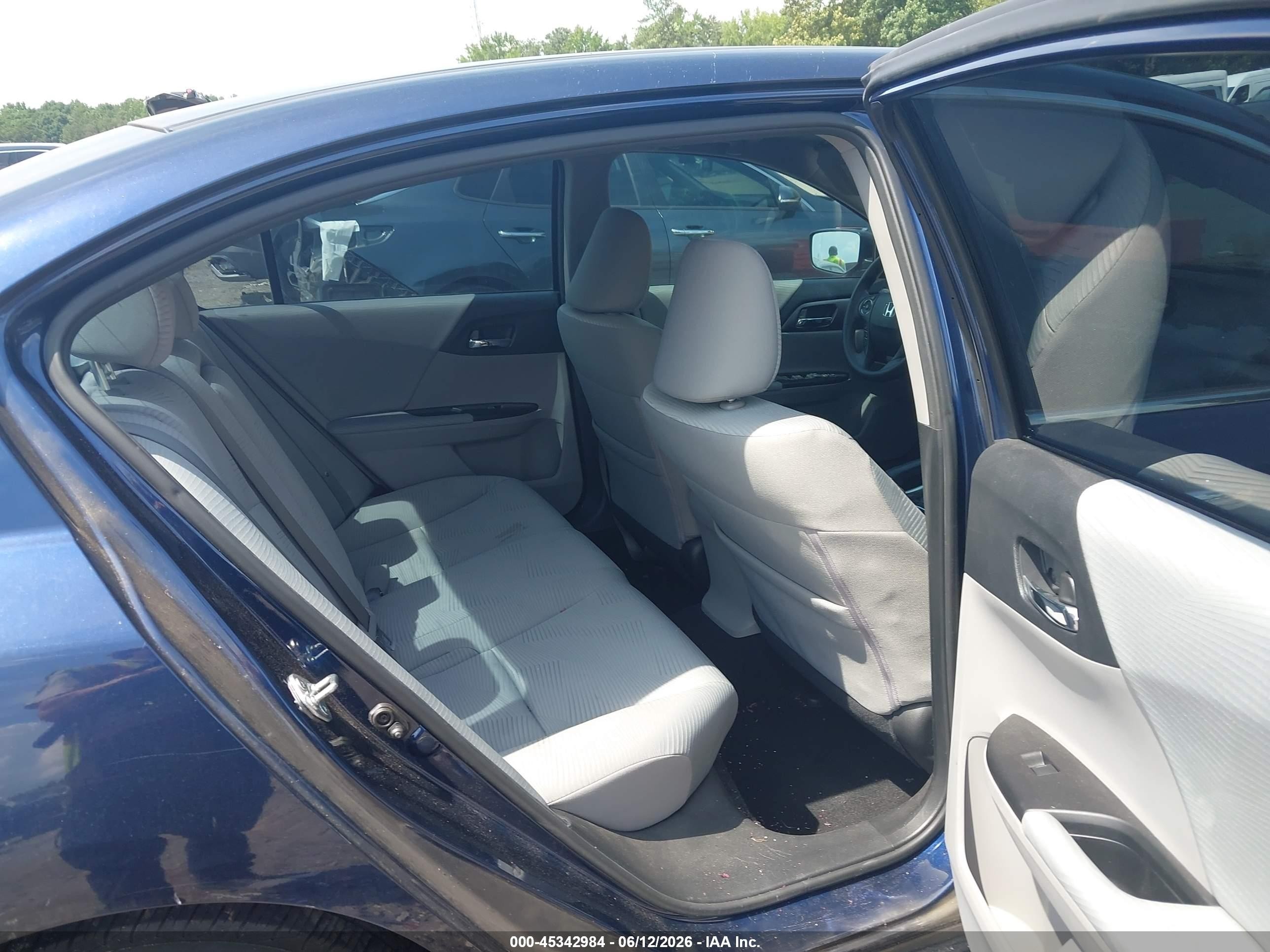 2015 Honda Accord Lx Синий vin: 1HGCR2F36FA199740