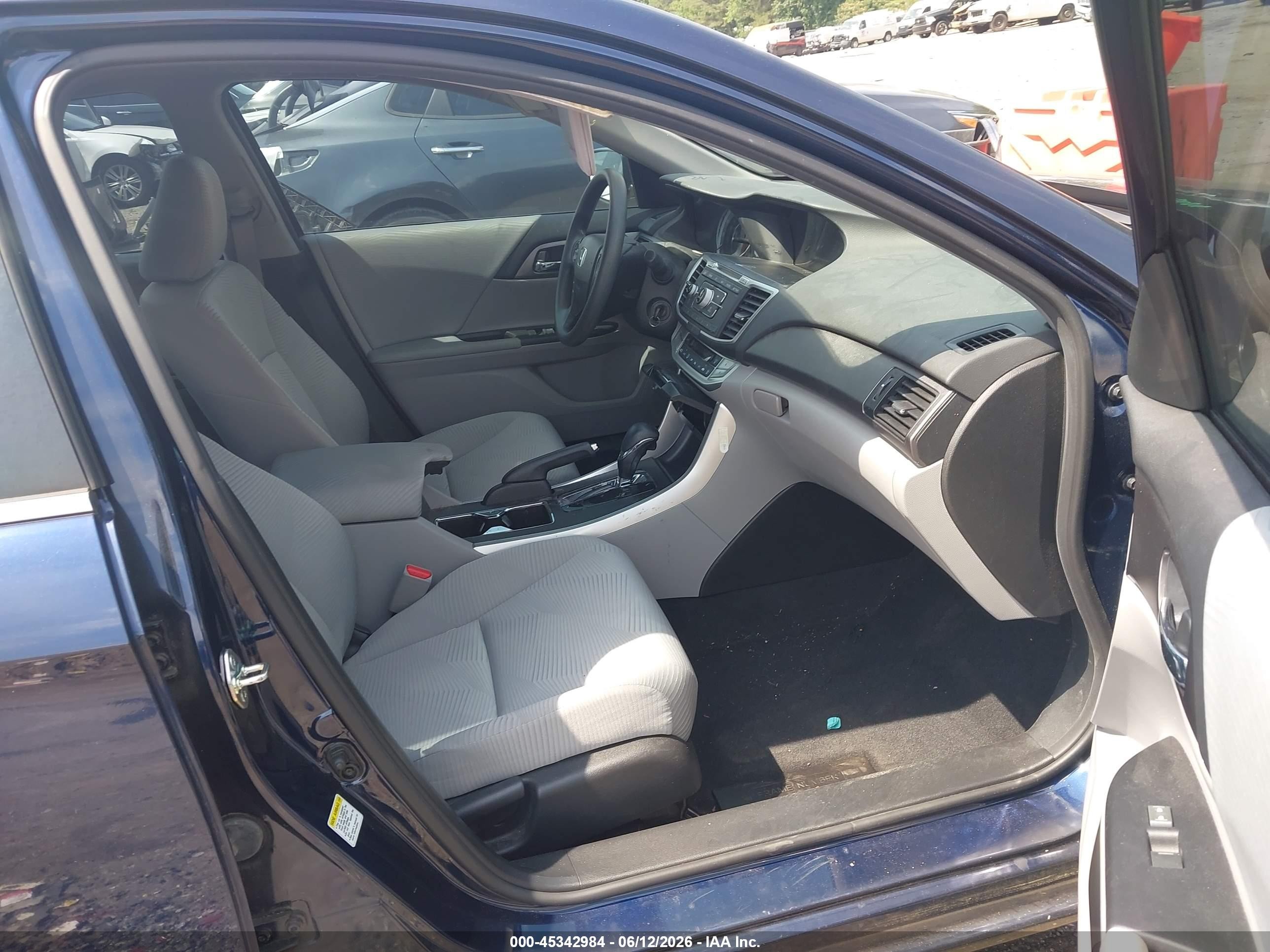 2015 Honda Accord Lx Синий vin: 1HGCR2F36FA199740