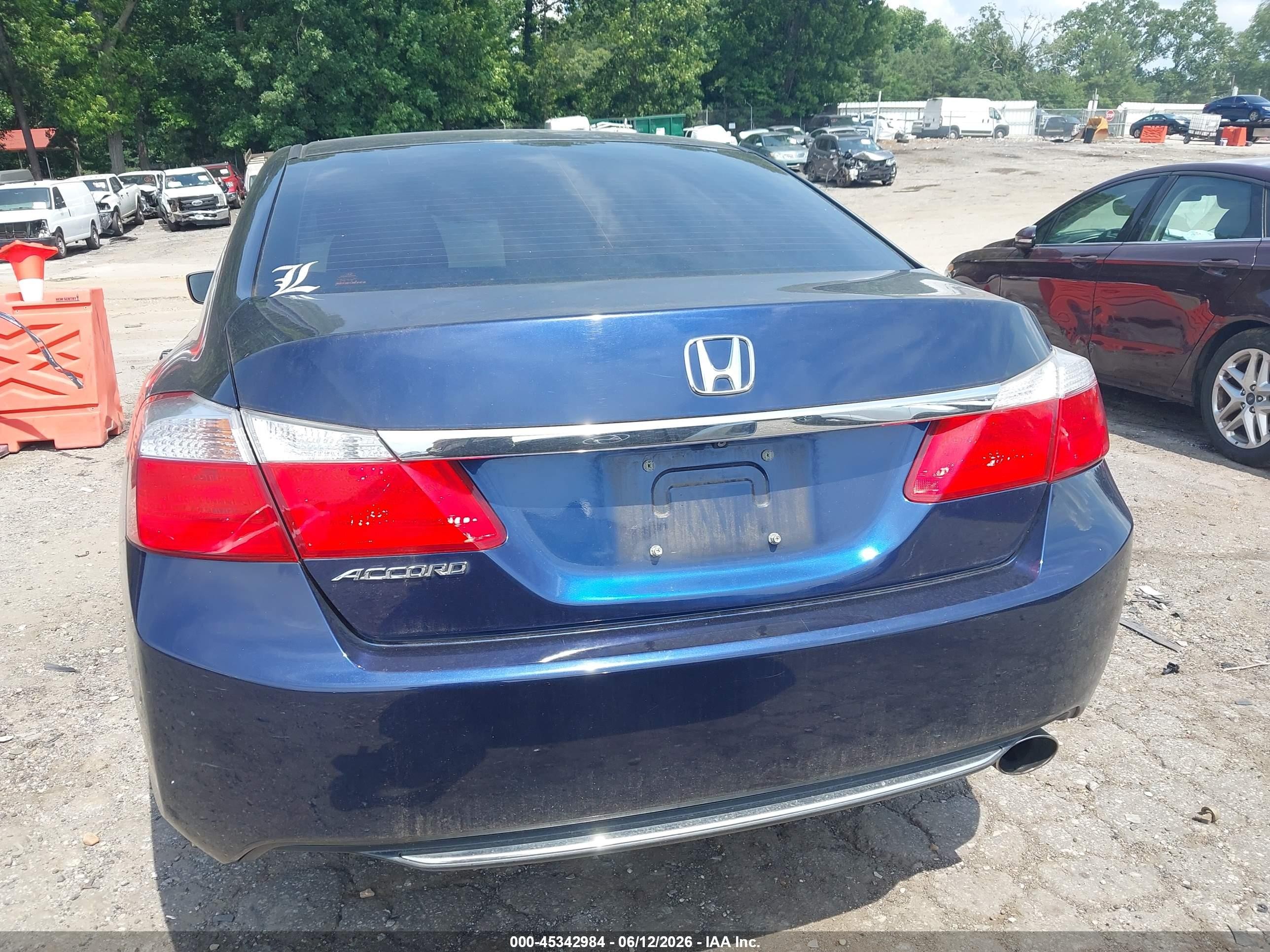 2015 Honda Accord Lx Синий vin: 1HGCR2F36FA199740