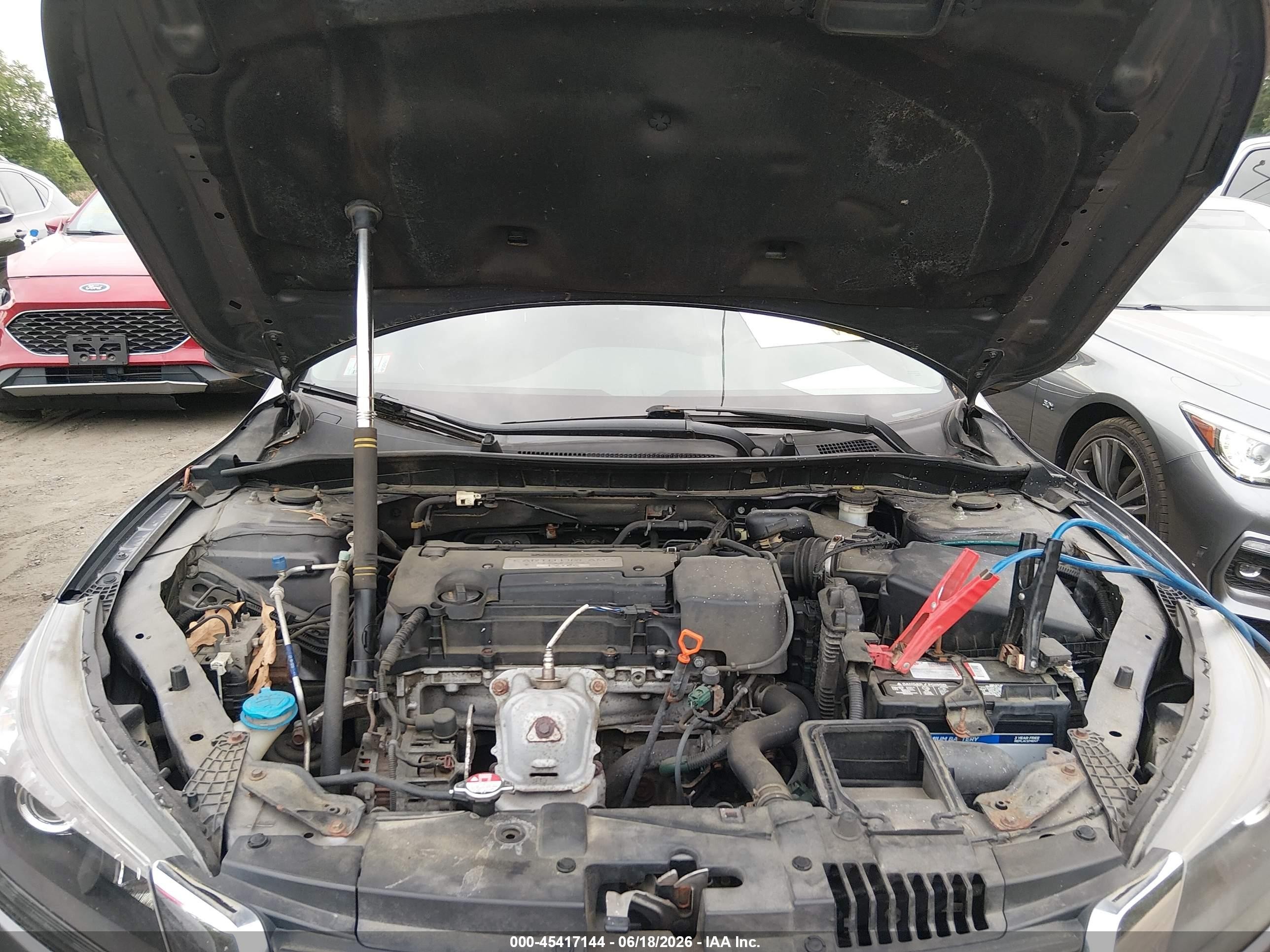 2015 Honda Accord Lx Gray vin: 1HGCR2F36FA207724
