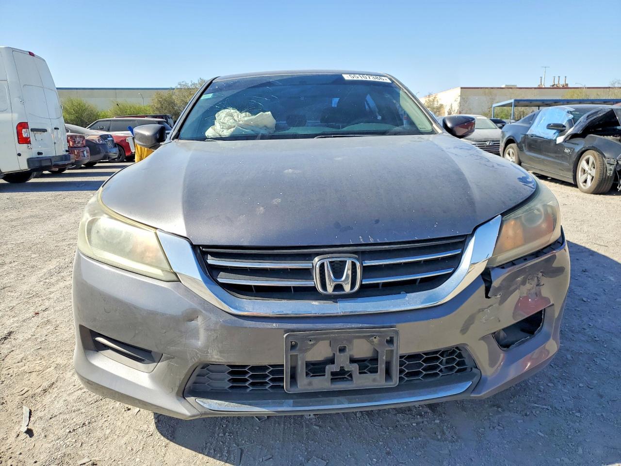 2015 Honda Accord Lx Gray vin: 1HGCR2F36FA208503