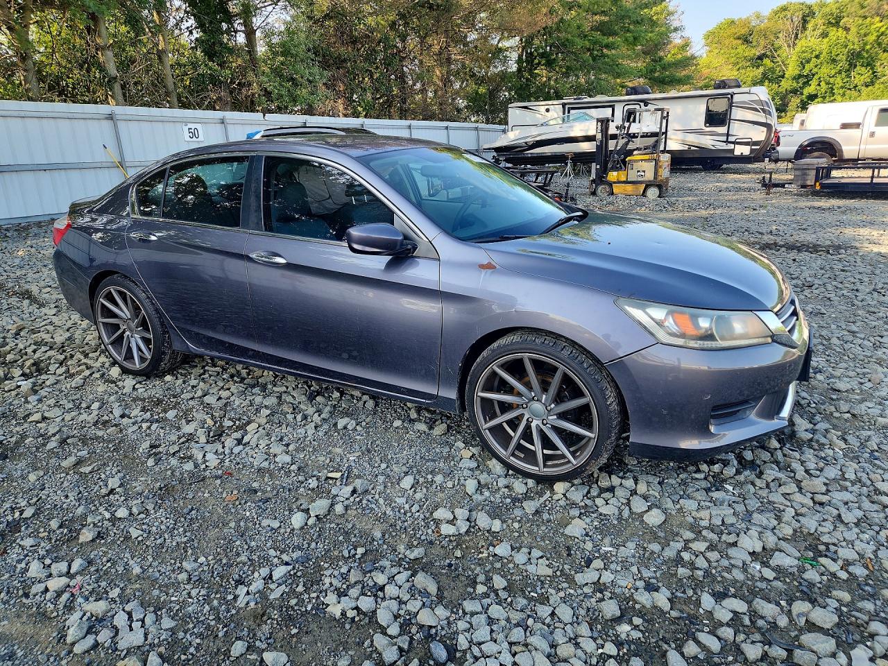 2015 Honda Accord Lx Gray vin: 1HGCR2F36FA211322