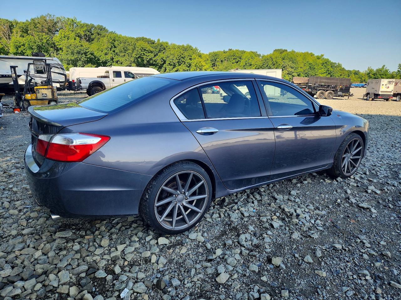 2015 Honda Accord Lx Gray vin: 1HGCR2F36FA211322