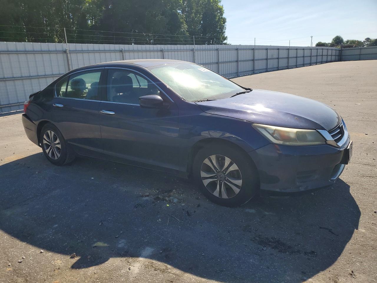 2015 Honda Accord Lx Blue vin: 1HGCR2F36FA219405