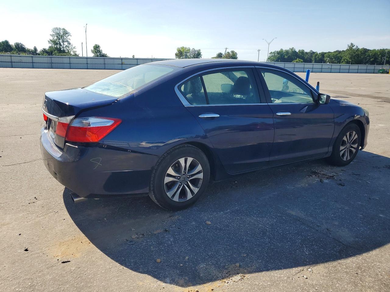 2015 Honda Accord Lx Blue vin: 1HGCR2F36FA219405