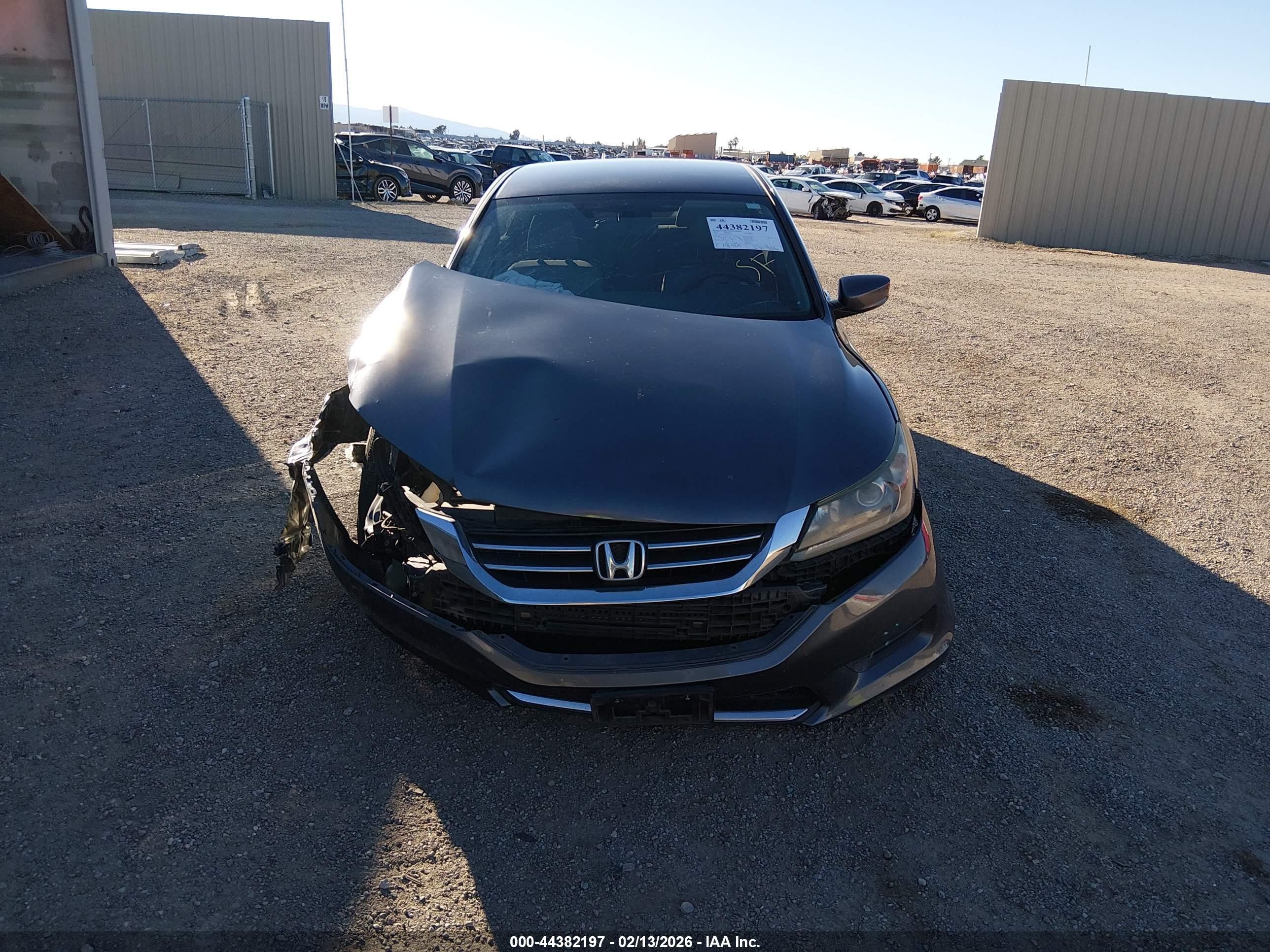 2015 Honda Accord Lx Gray vin: 1HGCR2F36FA228847