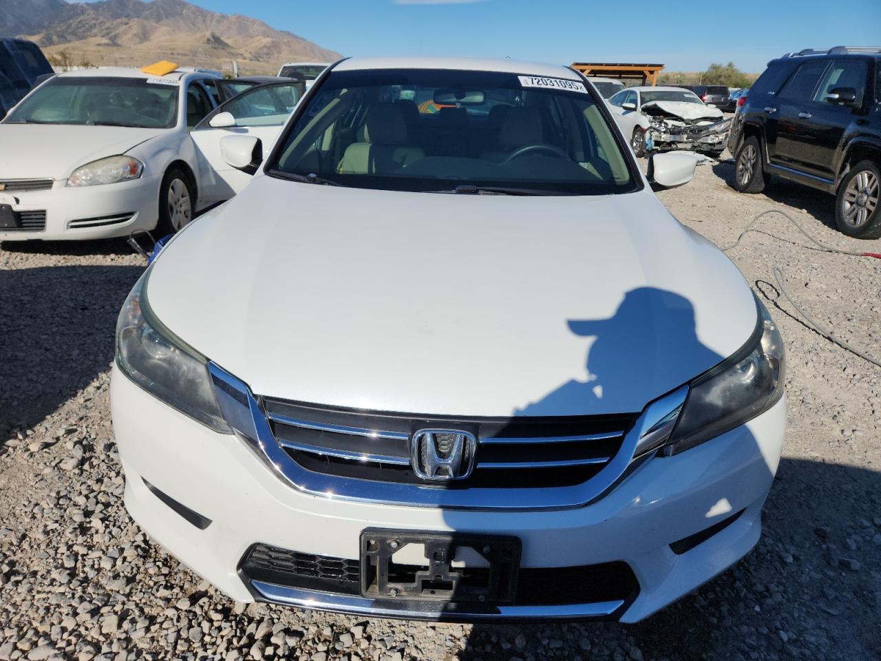2015 Honda Accord Lx White vin: 1HGCR2F36FA248595