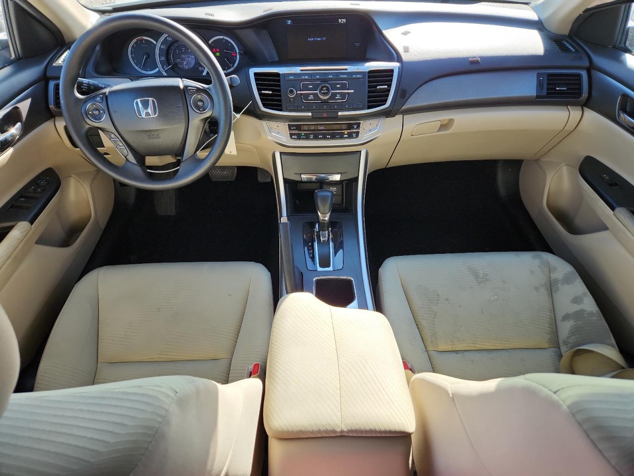 2015 Honda Accord Lx White vin: 1HGCR2F36FA248595
