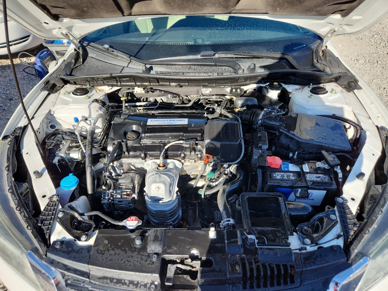 2015 Honda Accord Lx White vin: 1HGCR2F36FA248595