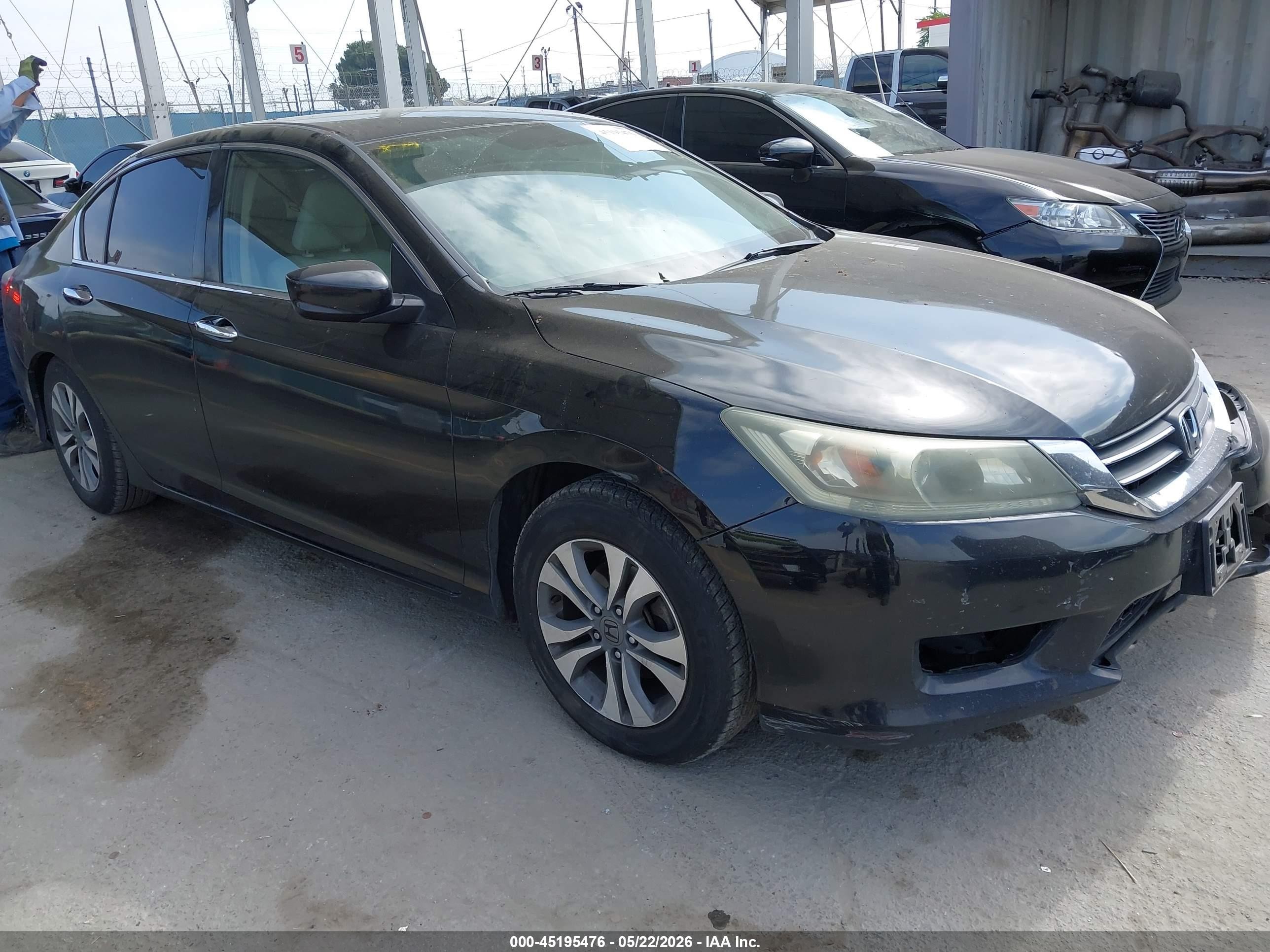2015 Honda Accord Lx Black vin: 1HGCR2F36FA260911