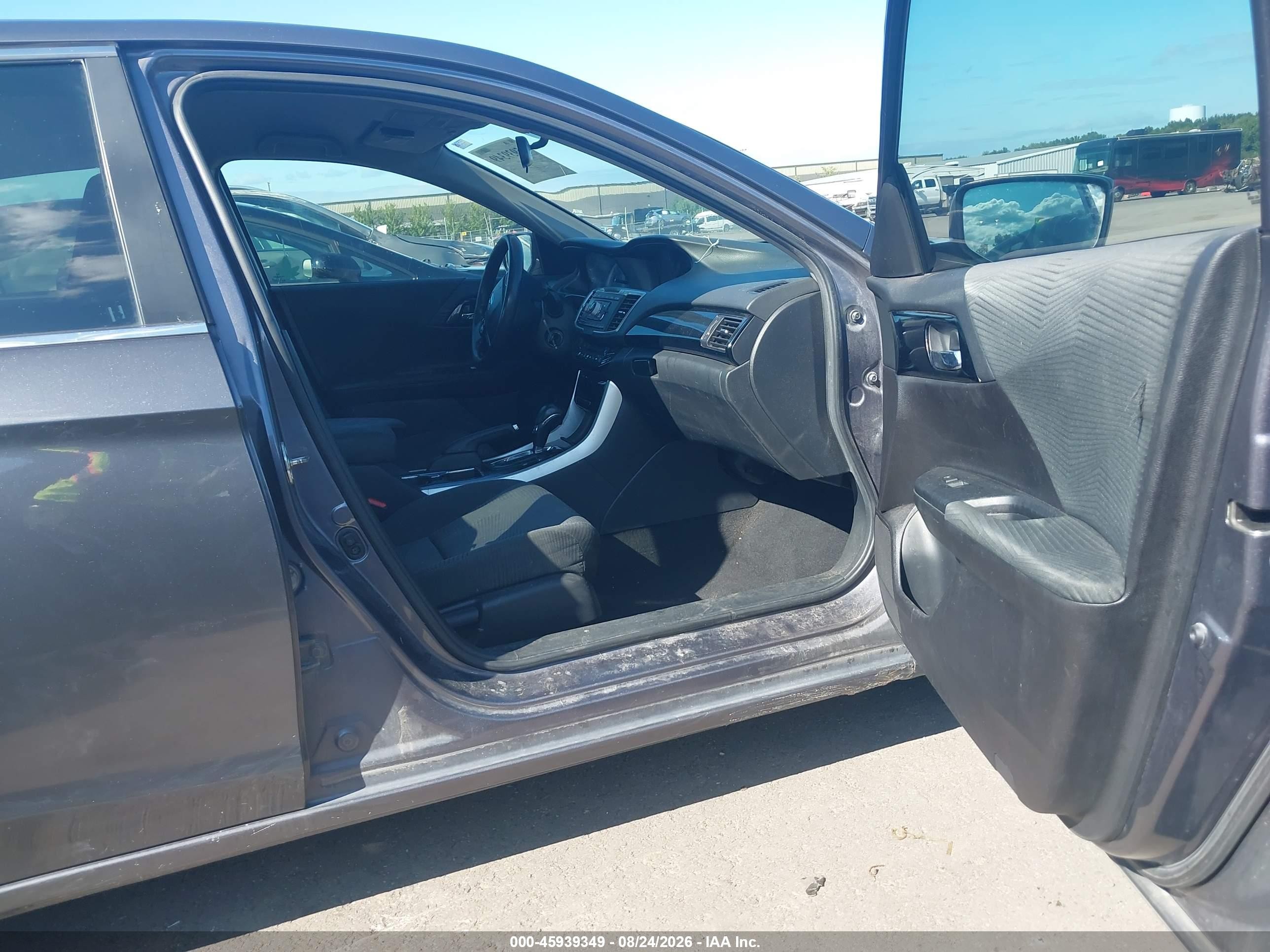2016 Honda Accord Lx Gray vin: 1HGCR2F36GA155626