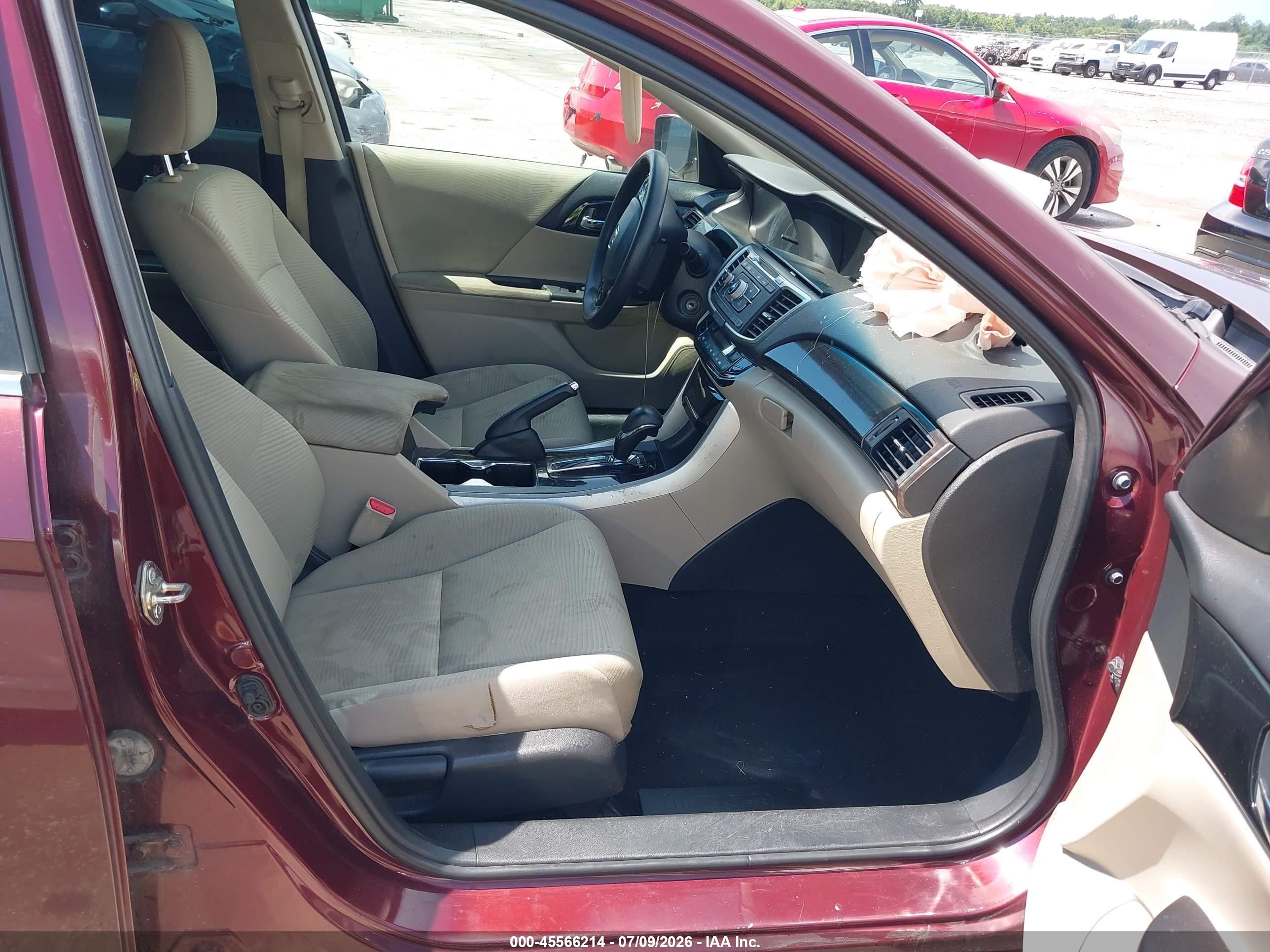 2017 Honda Accord Lx Burgundy vin: 1HGCR2F36HA003461