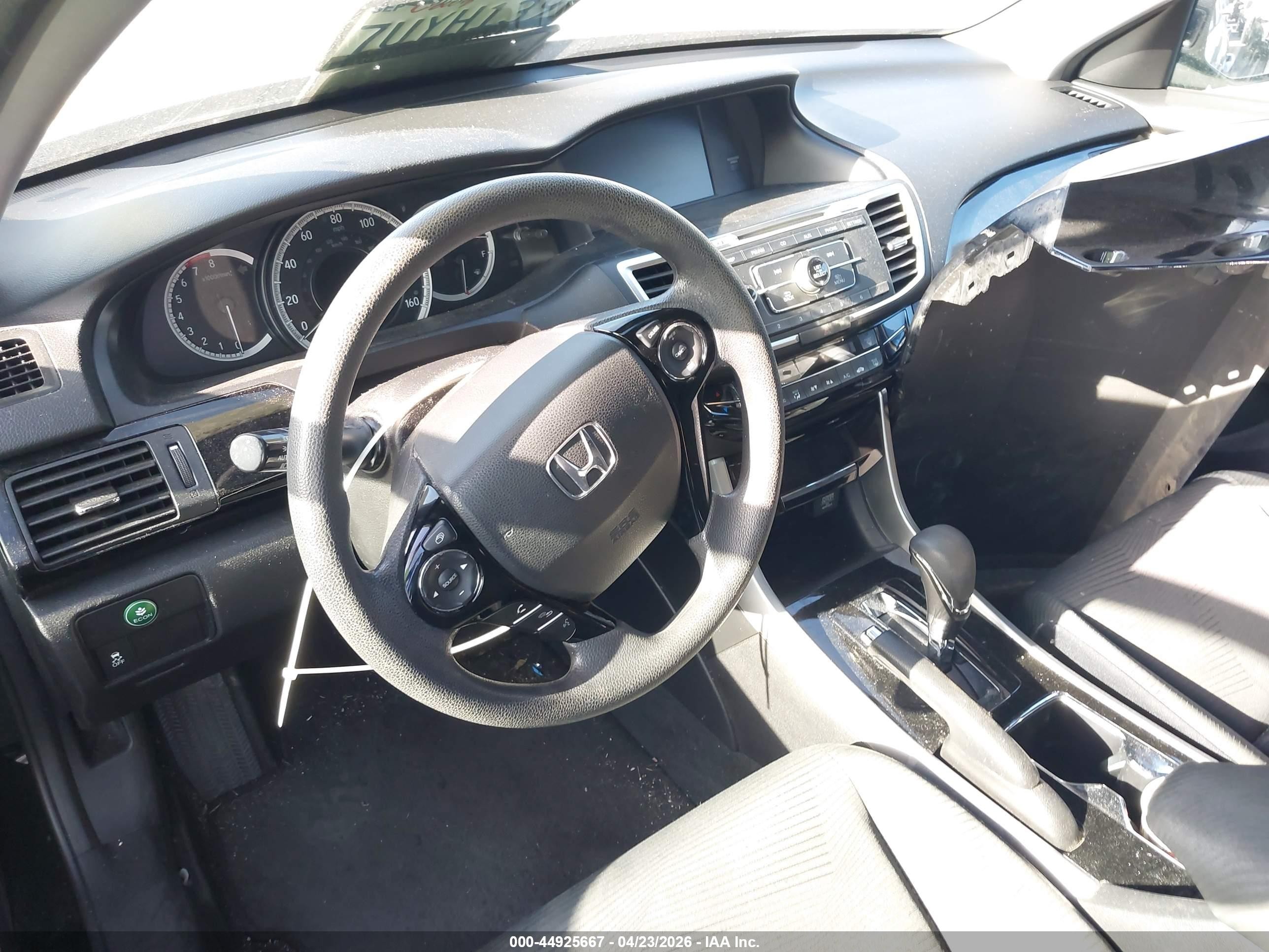2017 Honda Accord Lx Черный vin: 1HGCR2F36HA041837