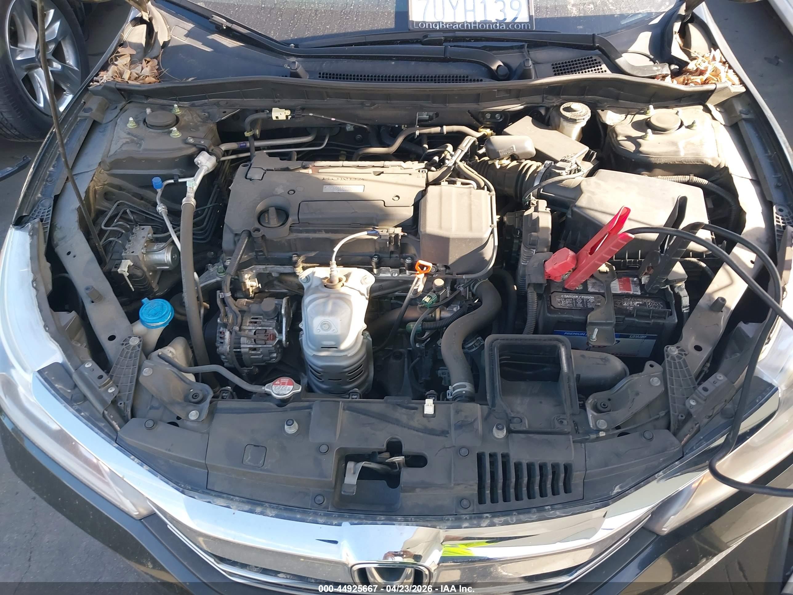 2017 Honda Accord Lx Черный vin: 1HGCR2F36HA041837