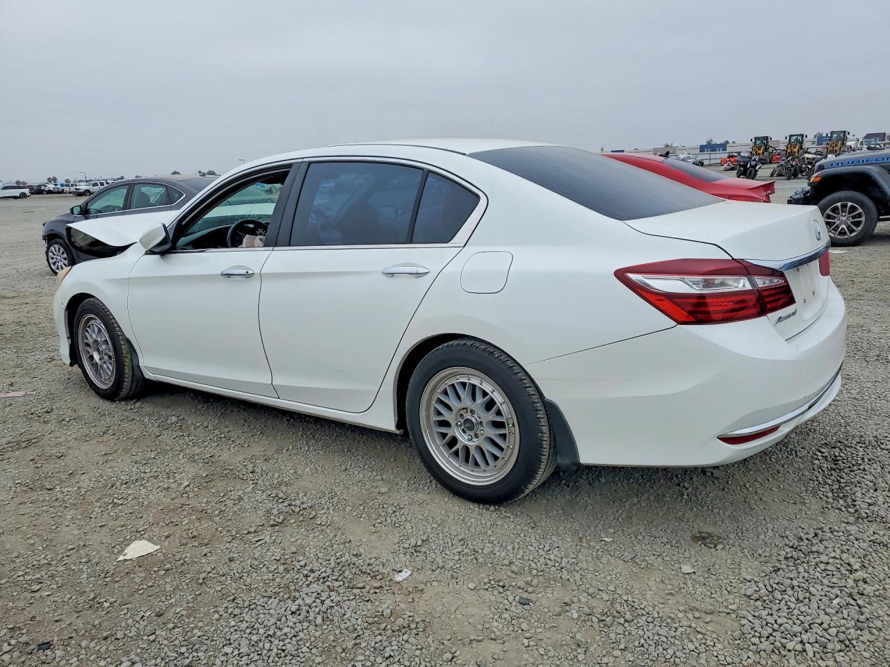 2017 Honda Accord Lx White vin: 1HGCR2F36HA223358
