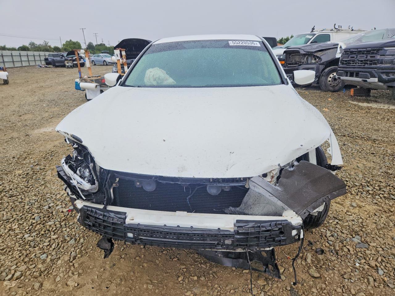 2017 Honda Accord Lx White vin: 1HGCR2F36HA241908