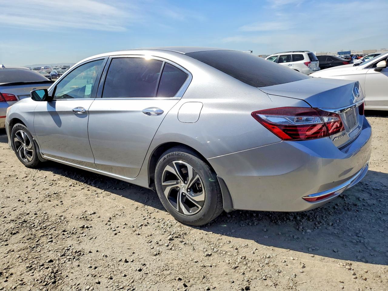2017 Honda Accord Lx Silver vin: 1HGCR2F36HA251385