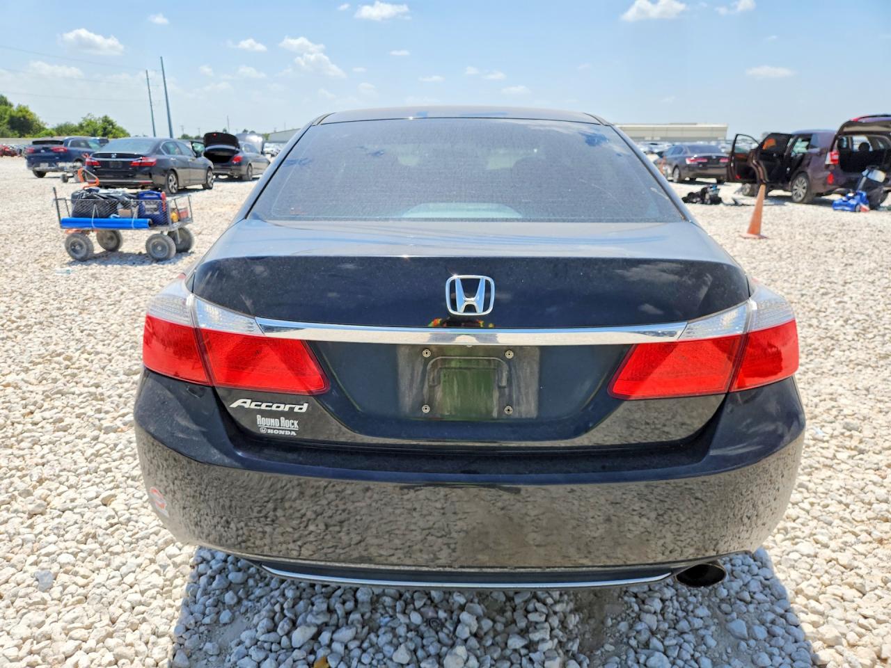 2013 Honda Accord Lx Black vin: 1HGCR2F37DA000191