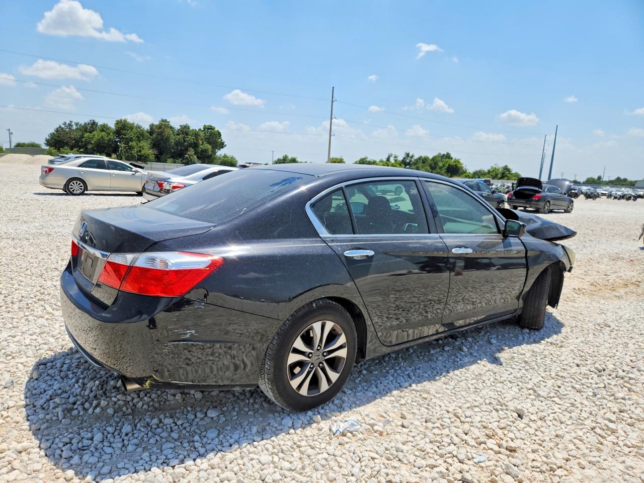 2013 Honda Accord Lx Black vin: 1HGCR2F37DA000191