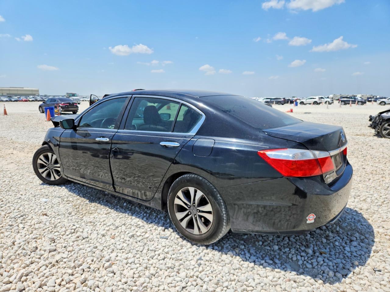 2013 Honda Accord Lx Black vin: 1HGCR2F37DA000191