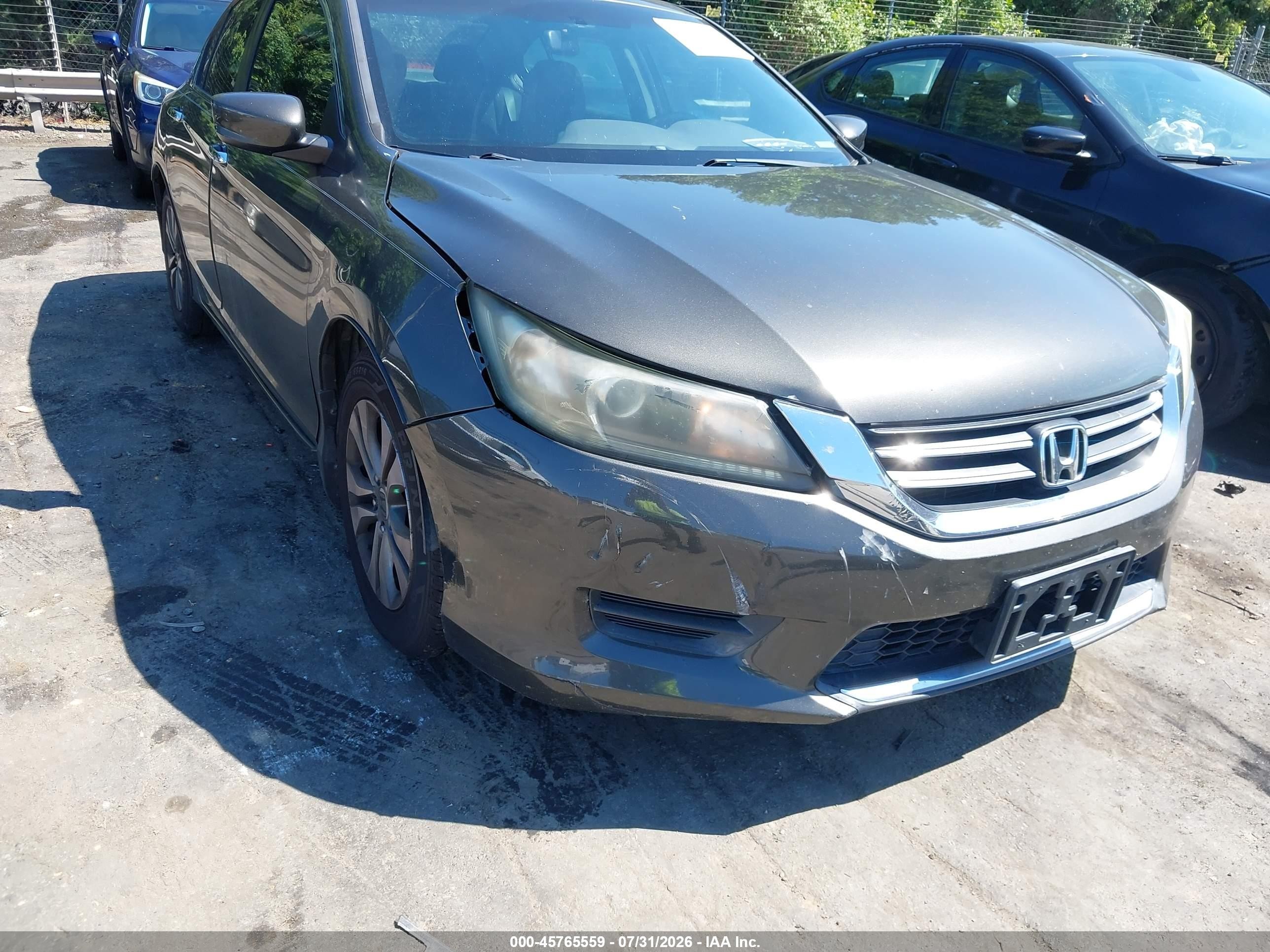 2013 Honda Accord Lx Gray vin: 1HGCR2F37DA008176