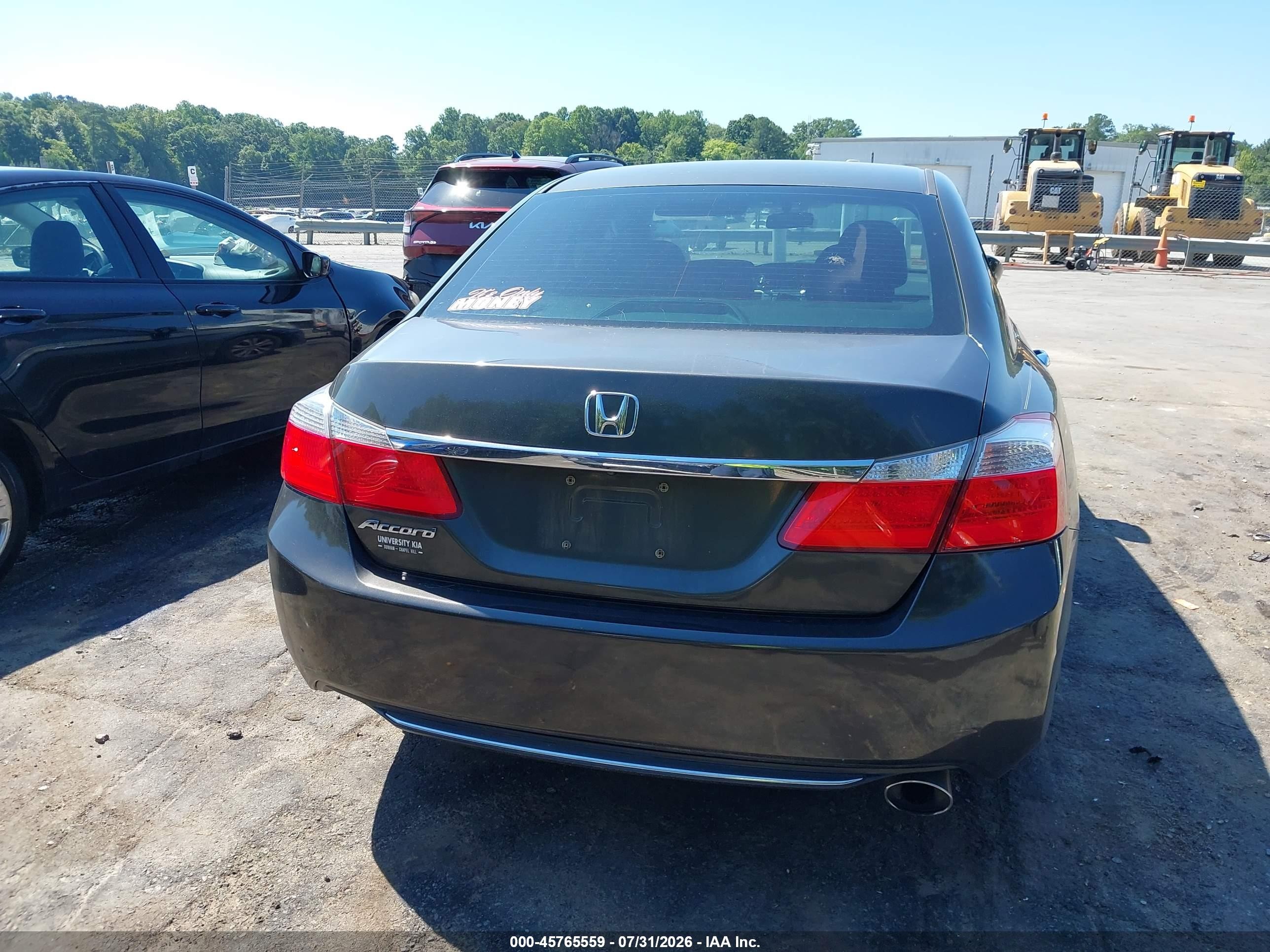2013 Honda Accord Lx Gray vin: 1HGCR2F37DA008176