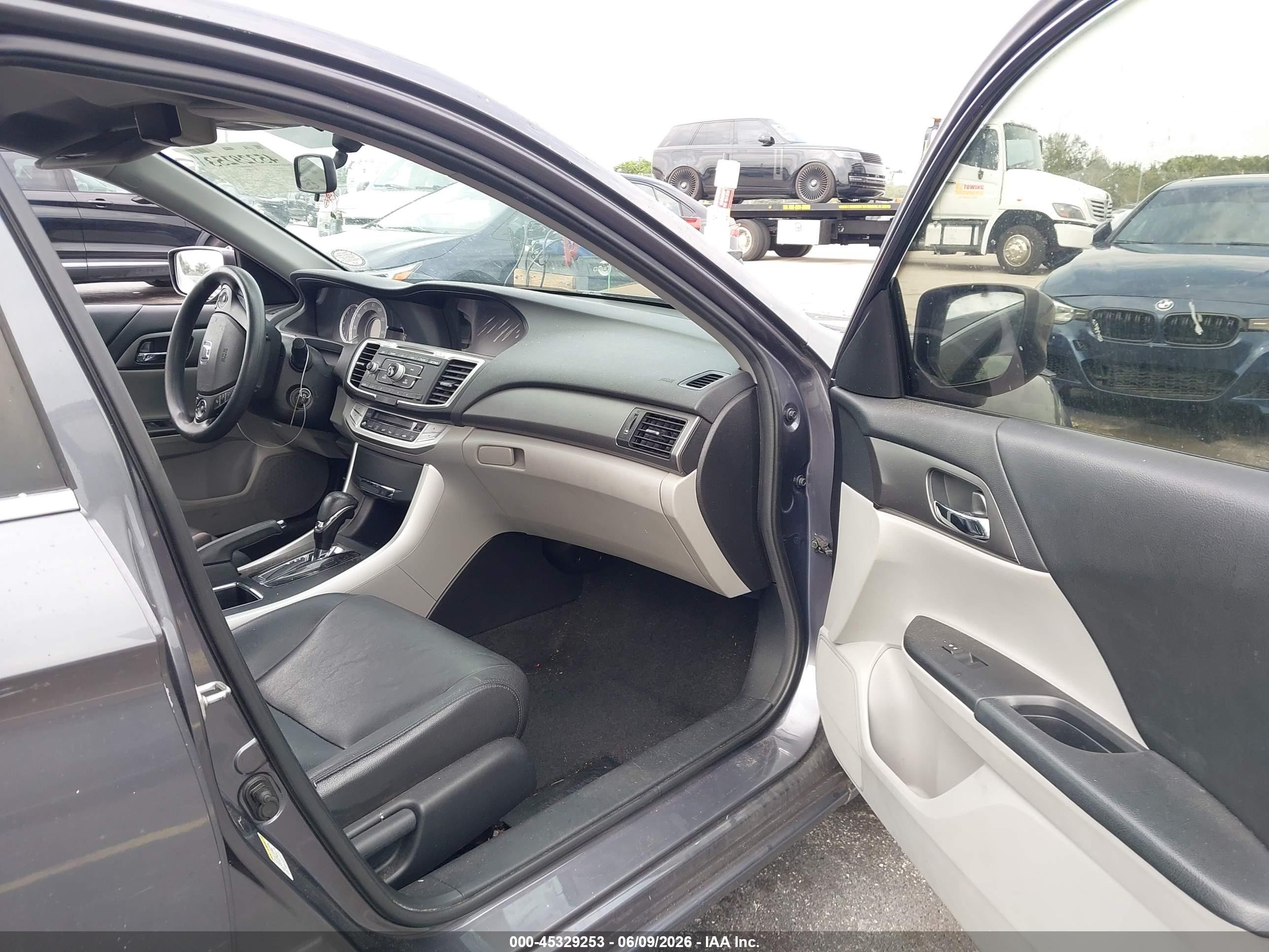 2013 Honda Accord Lx Серый vin: 1HGCR2F37DA030324