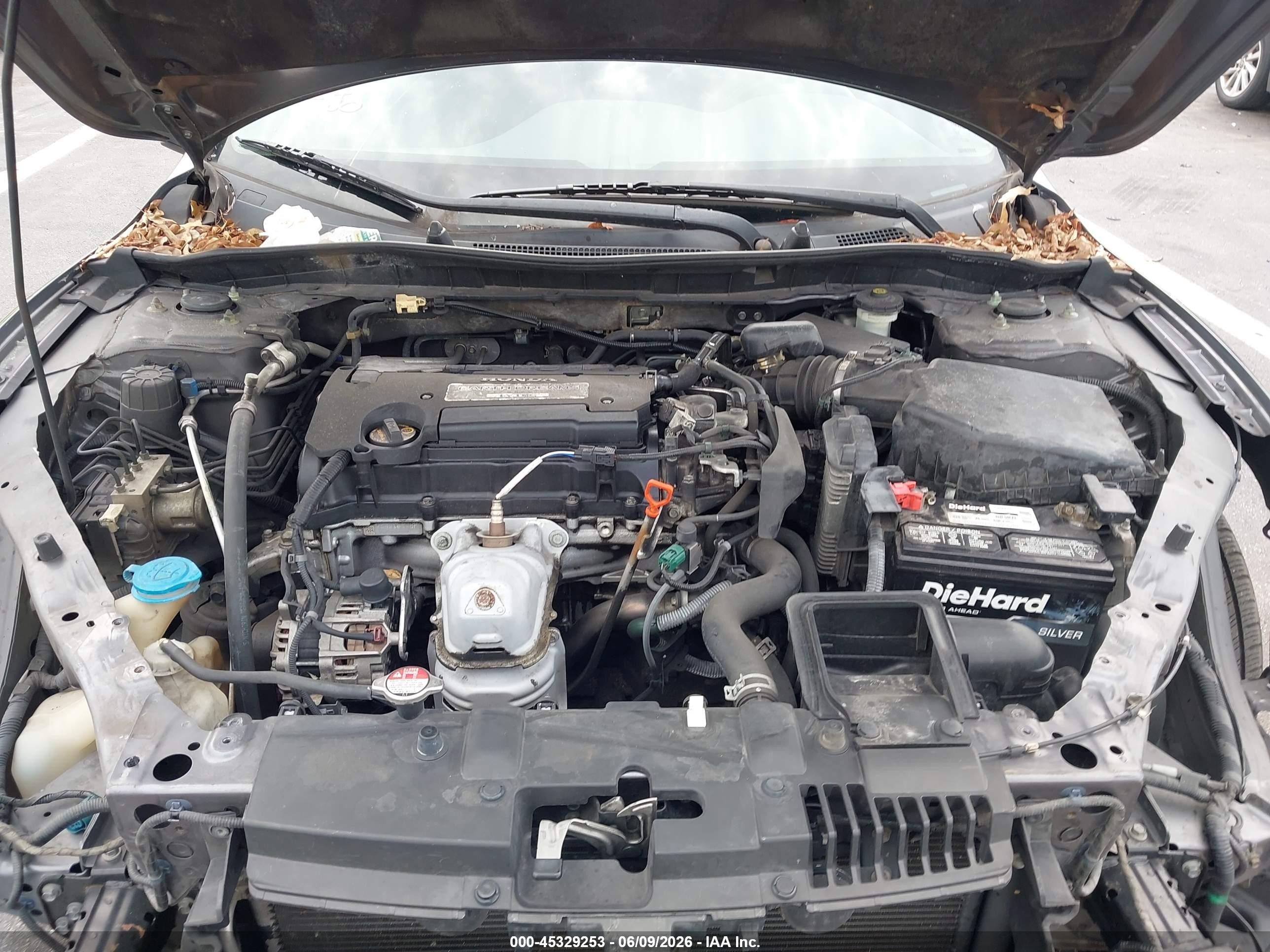 2013 Honda Accord Lx Серый vin: 1HGCR2F37DA030324