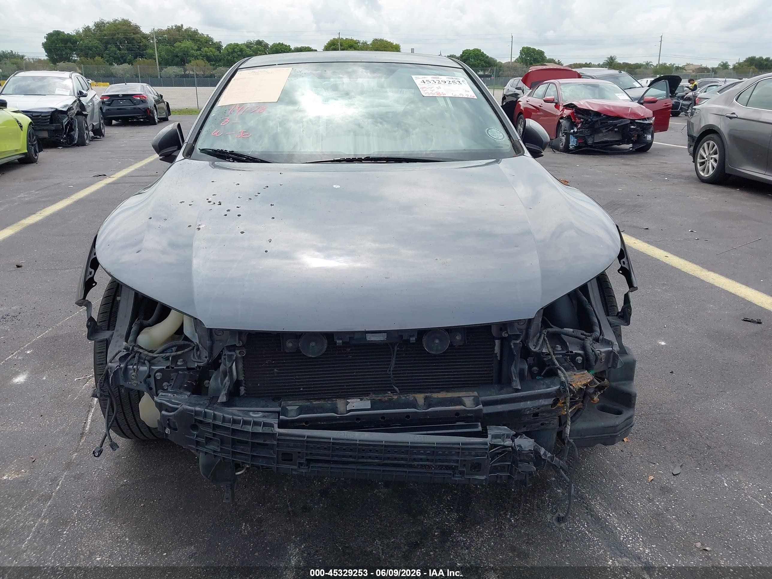 2013 Honda Accord Lx Серый vin: 1HGCR2F37DA030324
