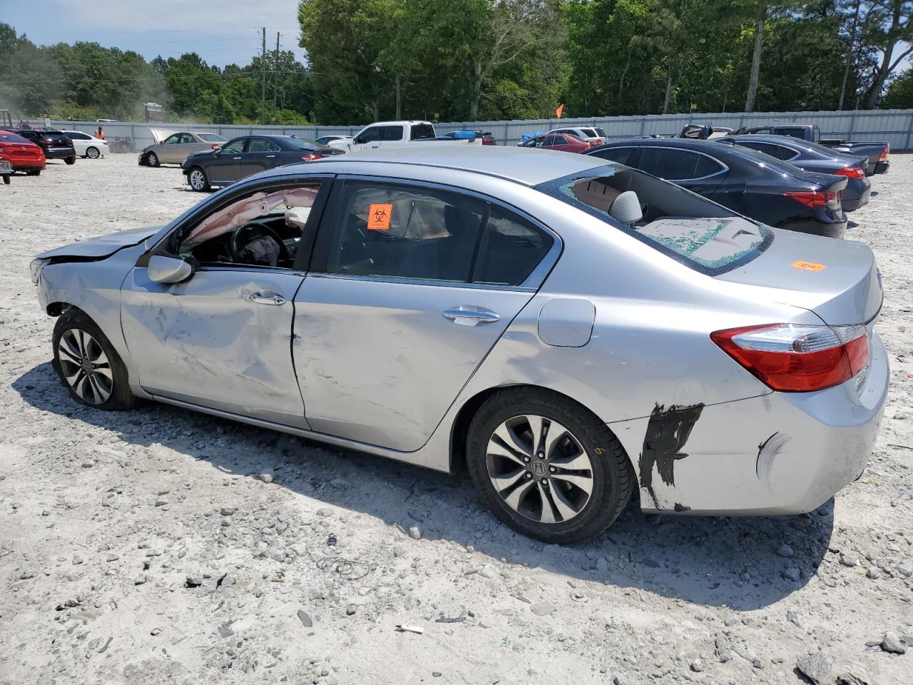 2013 Honda Accord Lx Серебряный vin: 1HGCR2F37DA032459