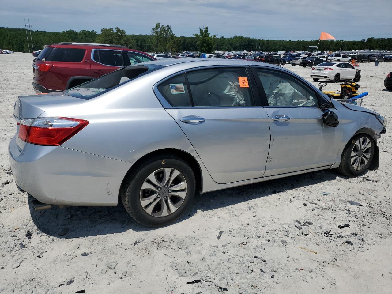 2013 Honda Accord Lx Серебряный vin: 1HGCR2F37DA032459