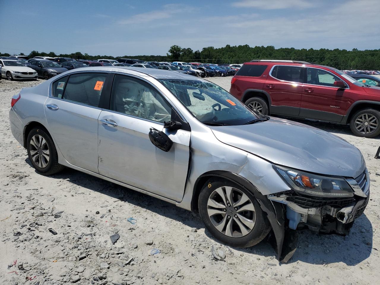 2013 Honda Accord Lx Серебряный vin: 1HGCR2F37DA032459