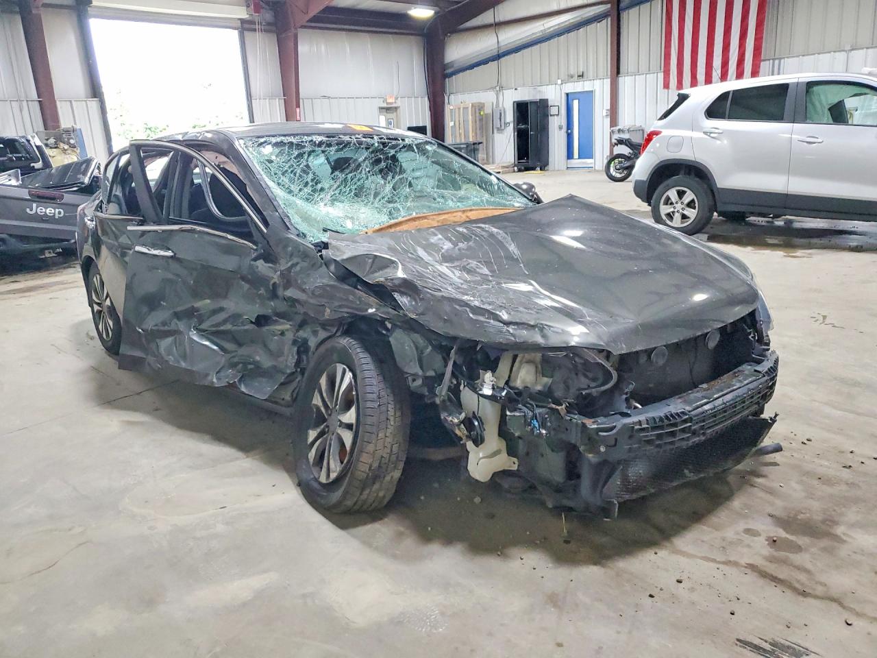 2013 Honda Accord Lx Charcoal vin: 1HGCR2F37DA042828