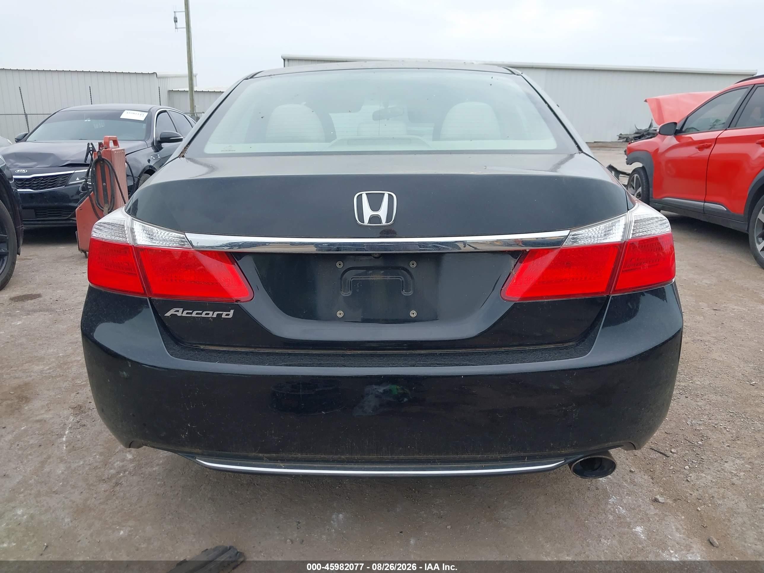 2013 Honda Accord Lx Black vin: 1HGCR2F37DA057488