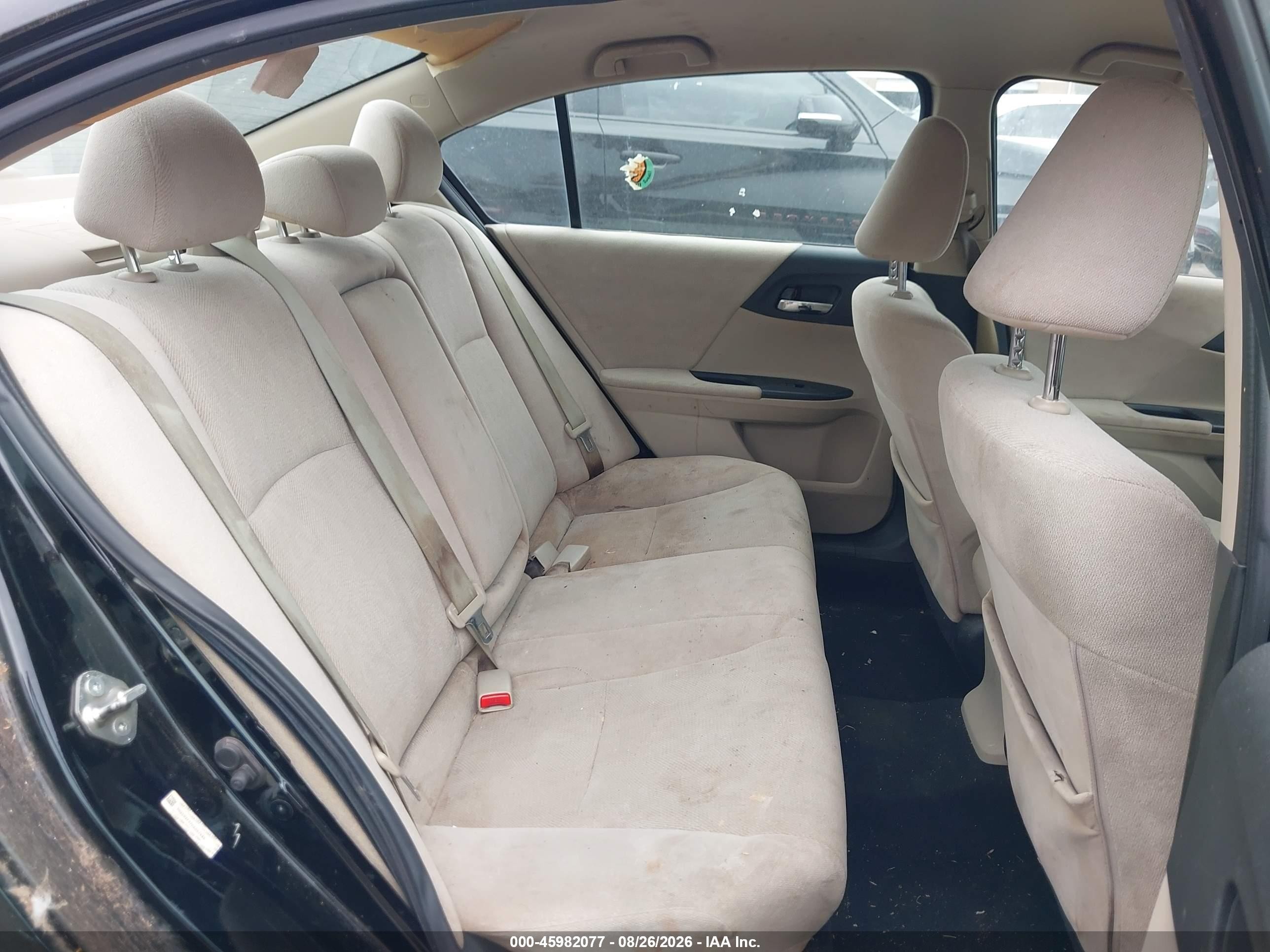 2013 Honda Accord Lx Black vin: 1HGCR2F37DA057488