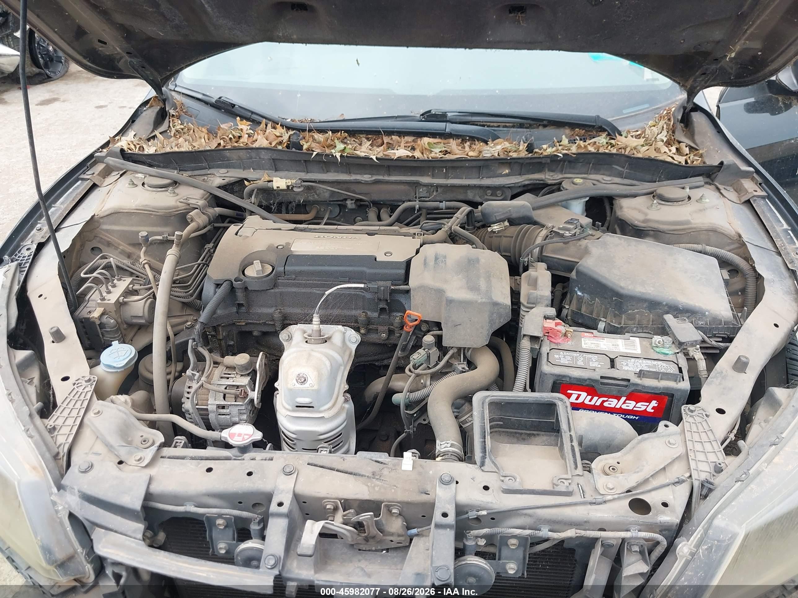 2013 Honda Accord Lx Black vin: 1HGCR2F37DA057488