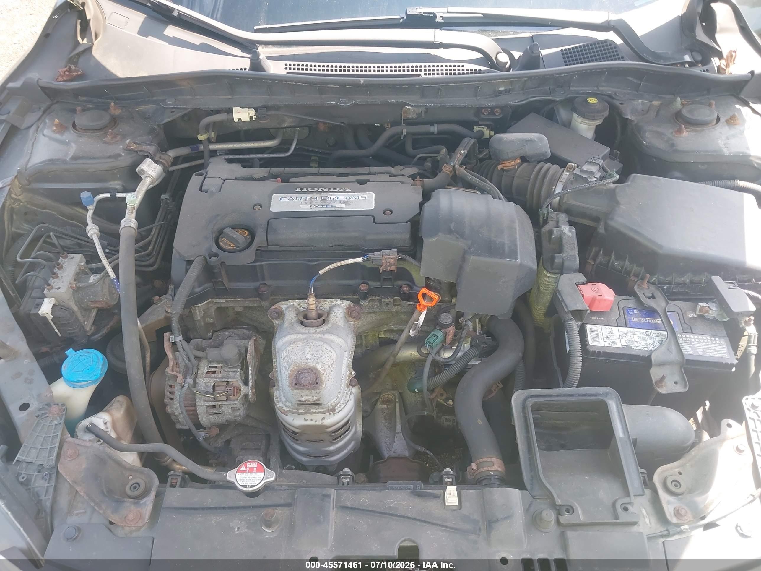 2013 Honda Accord Lx Gray vin: 1HGCR2F37DA062920