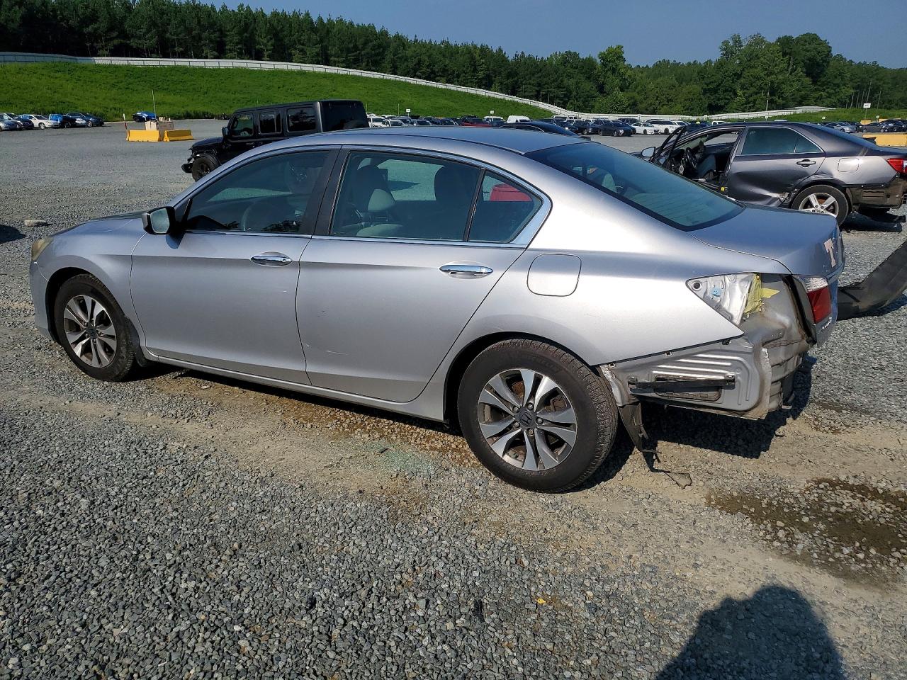2013 Honda Accord Lx Silver vin: 1HGCR2F37DA063162