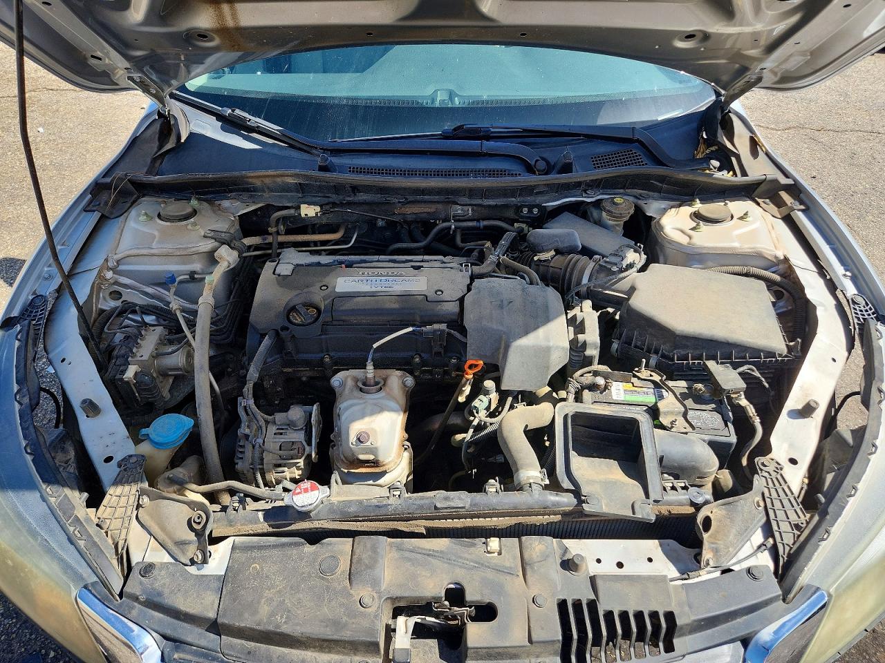 2013 Honda Accord Lx Silver vin: 1HGCR2F37DA072590