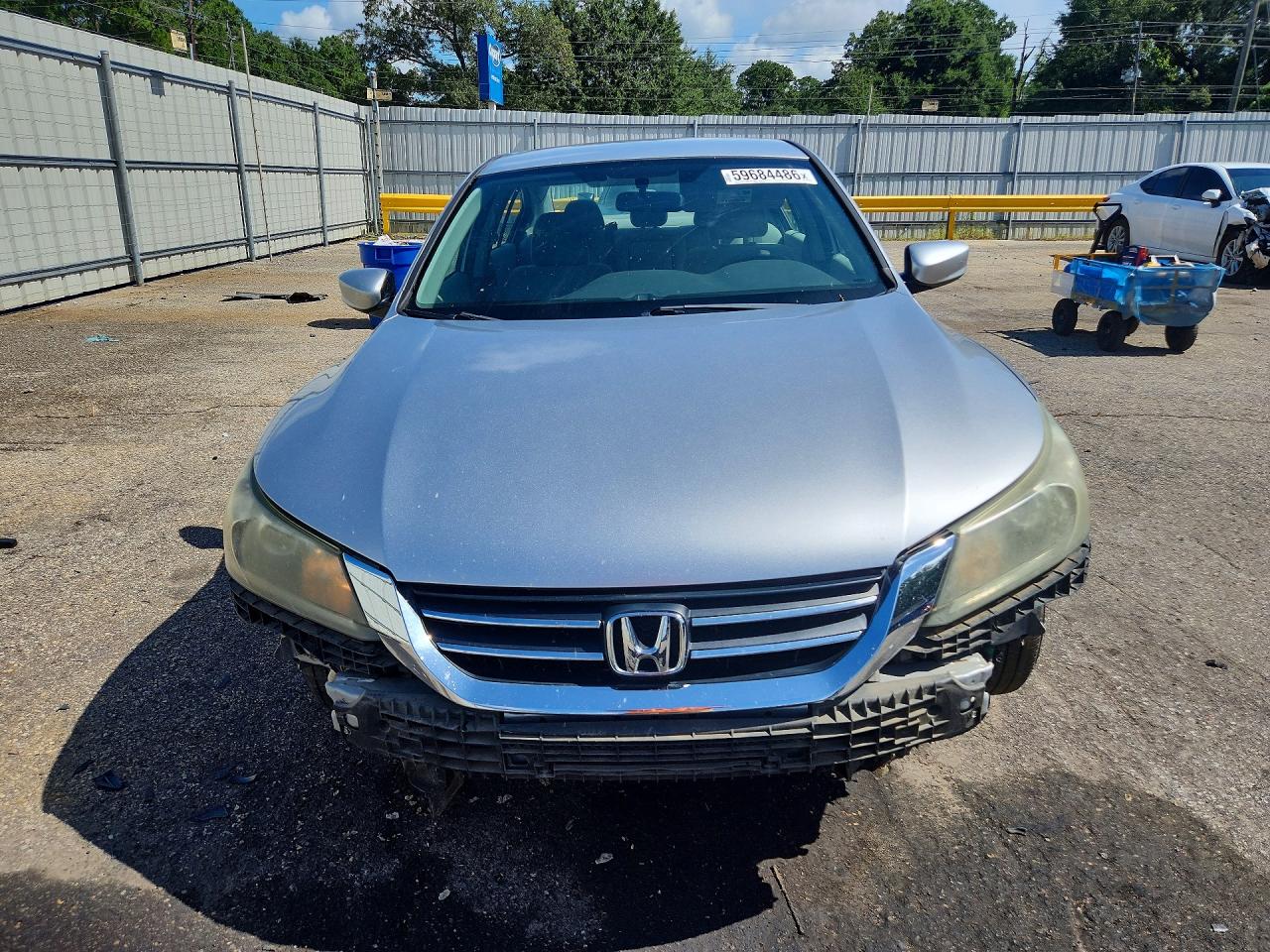 2013 Honda Accord Lx Silver vin: 1HGCR2F37DA072590