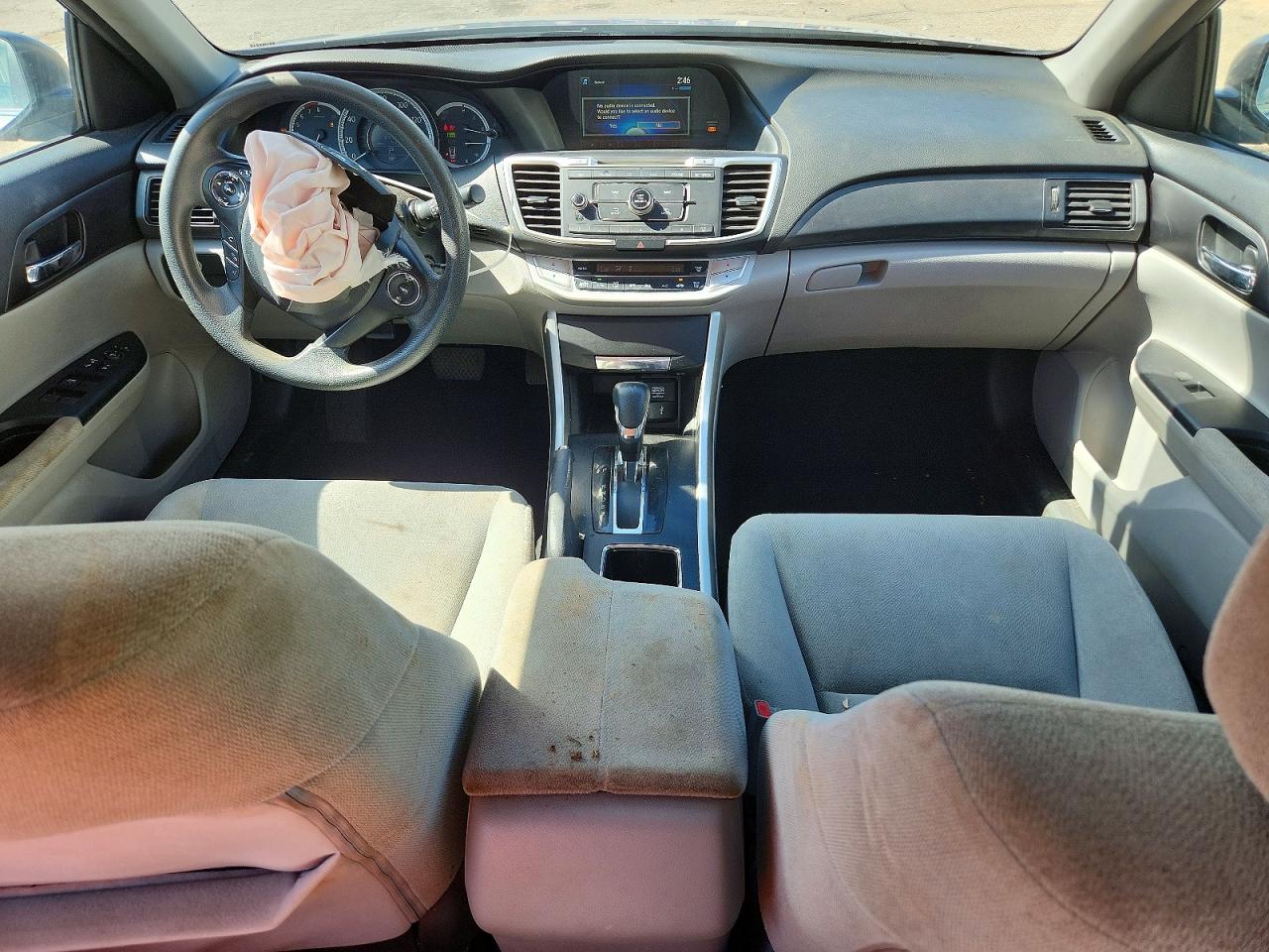 2013 Honda Accord Lx Silver vin: 1HGCR2F37DA072590