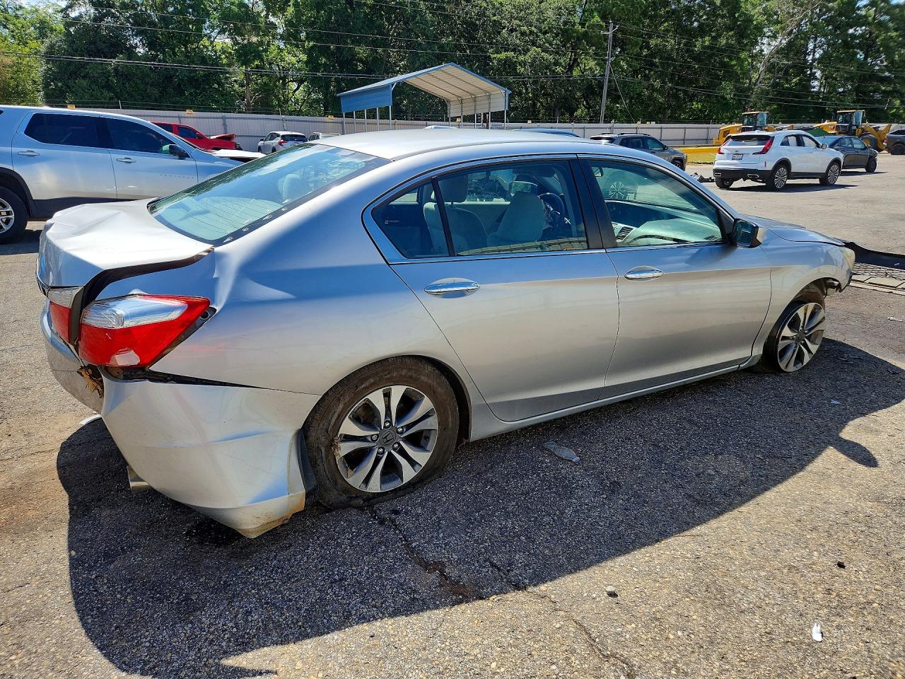 2013 Honda Accord Lx Silver vin: 1HGCR2F37DA072590
