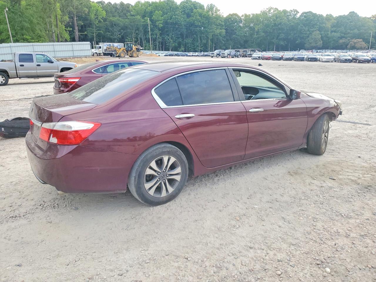 2013 Honda Accord Lx Burgundy vin: 1HGCR2F37DA082083