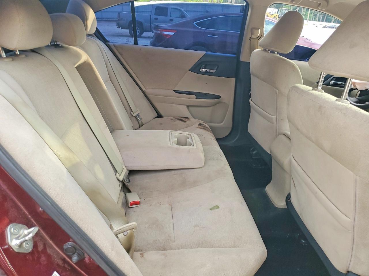 2013 Honda Accord Lx Burgundy vin: 1HGCR2F37DA082083