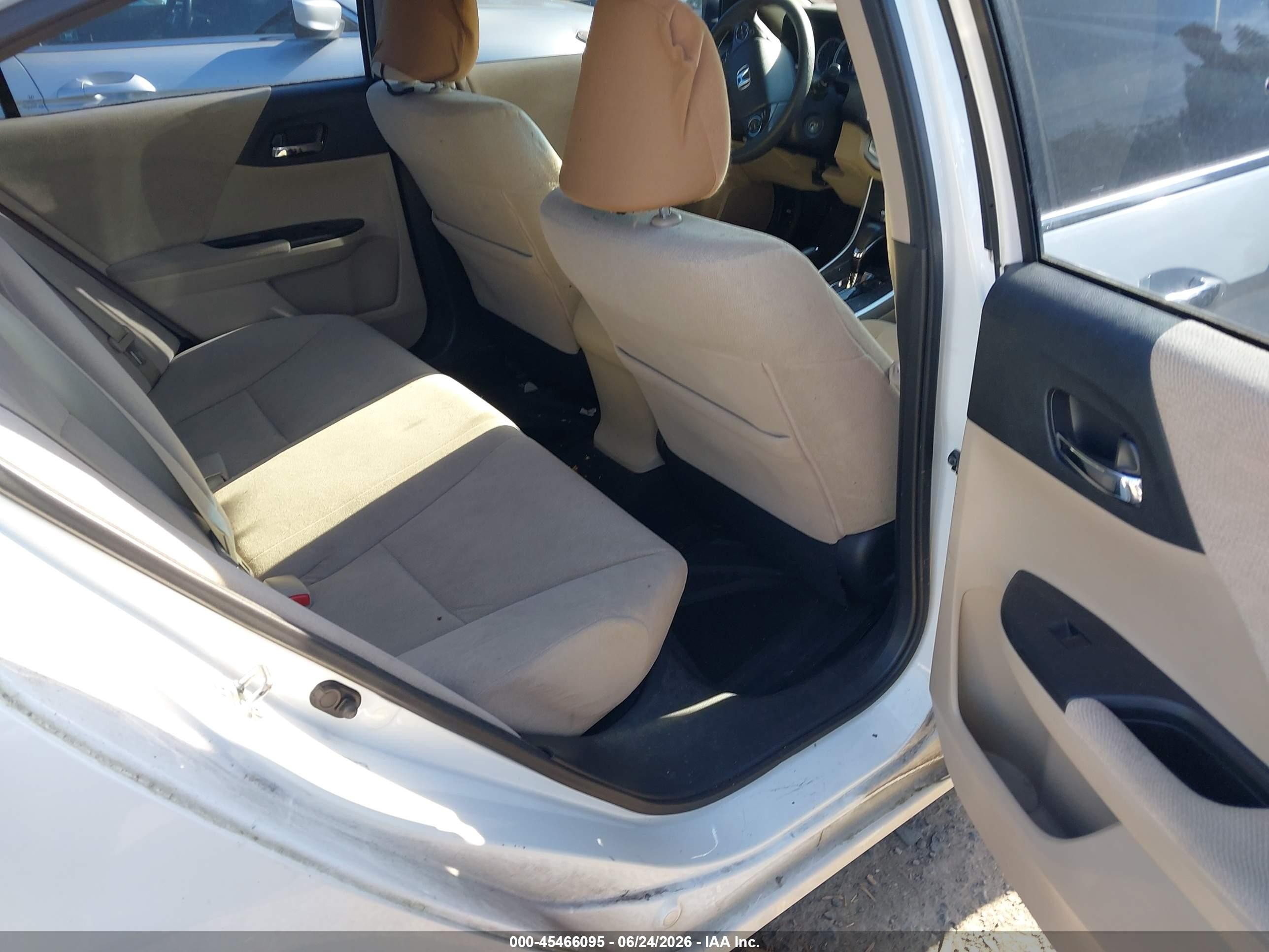 2013 Honda Accord Lx Белый vin: 1HGCR2F37DA088188