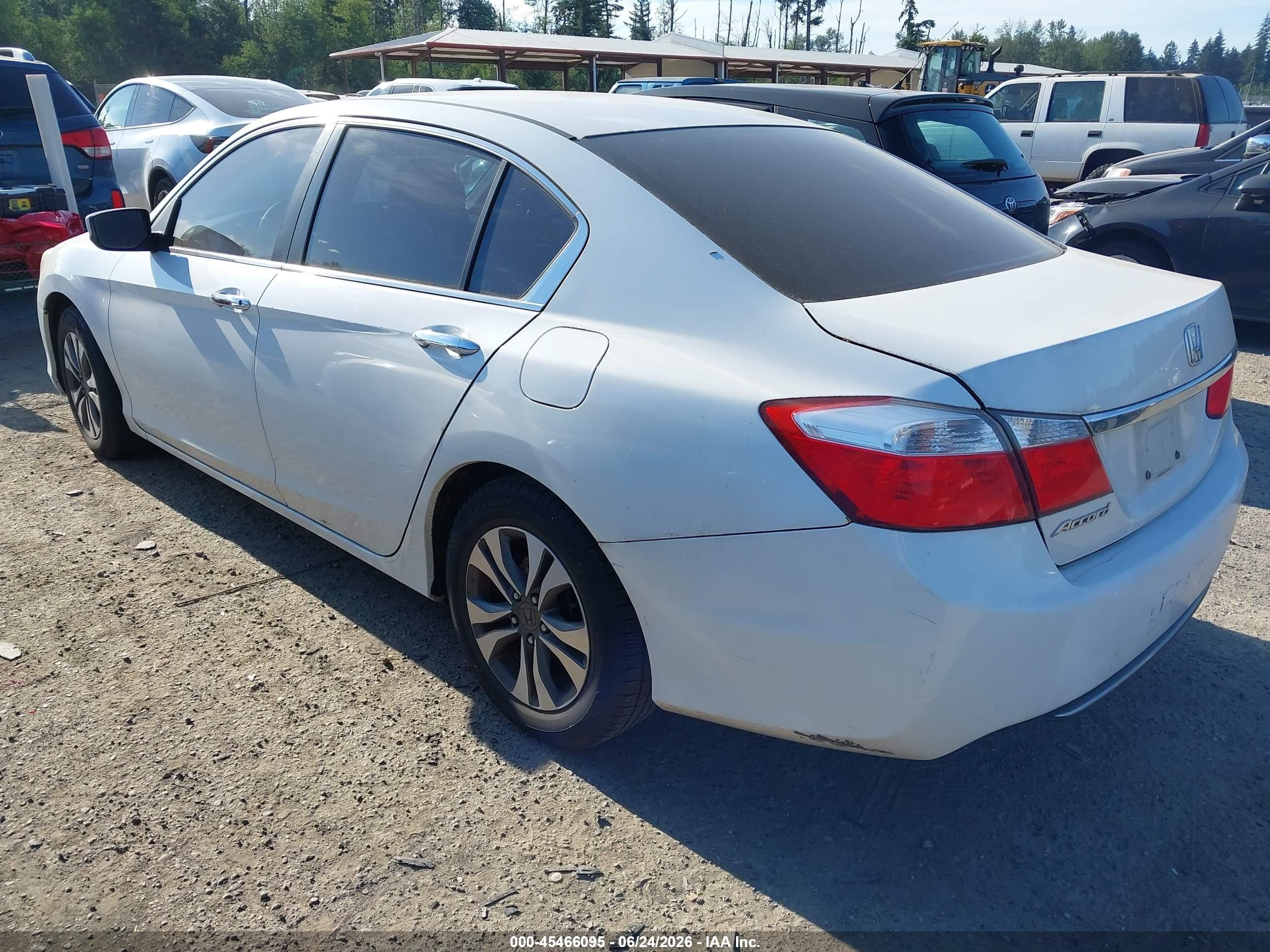 2013 Honda Accord Lx Белый vin: 1HGCR2F37DA088188