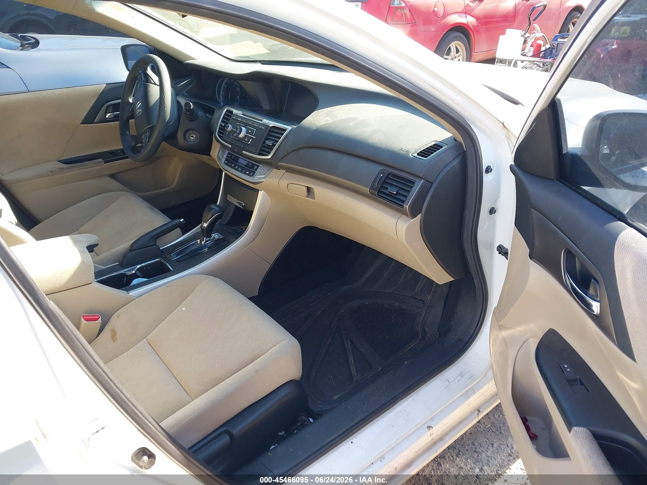 2013 Honda Accord Lx Белый vin: 1HGCR2F37DA088188